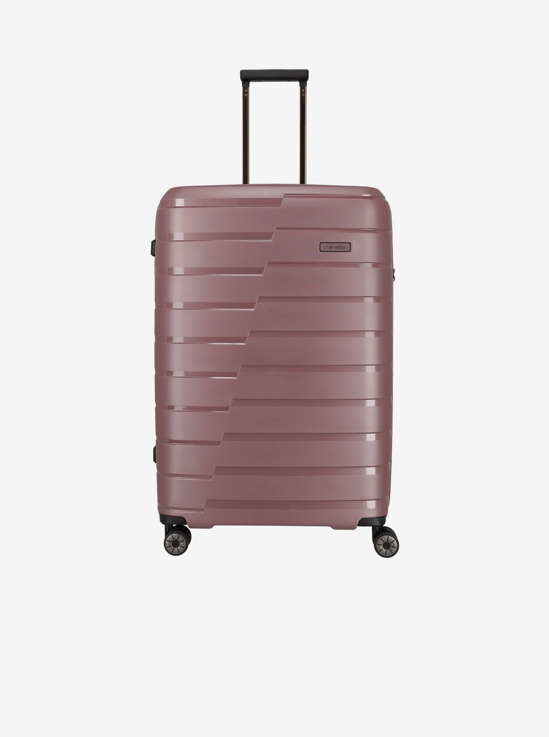 Levně Růžový cestovní kufr Travelite Air Base L