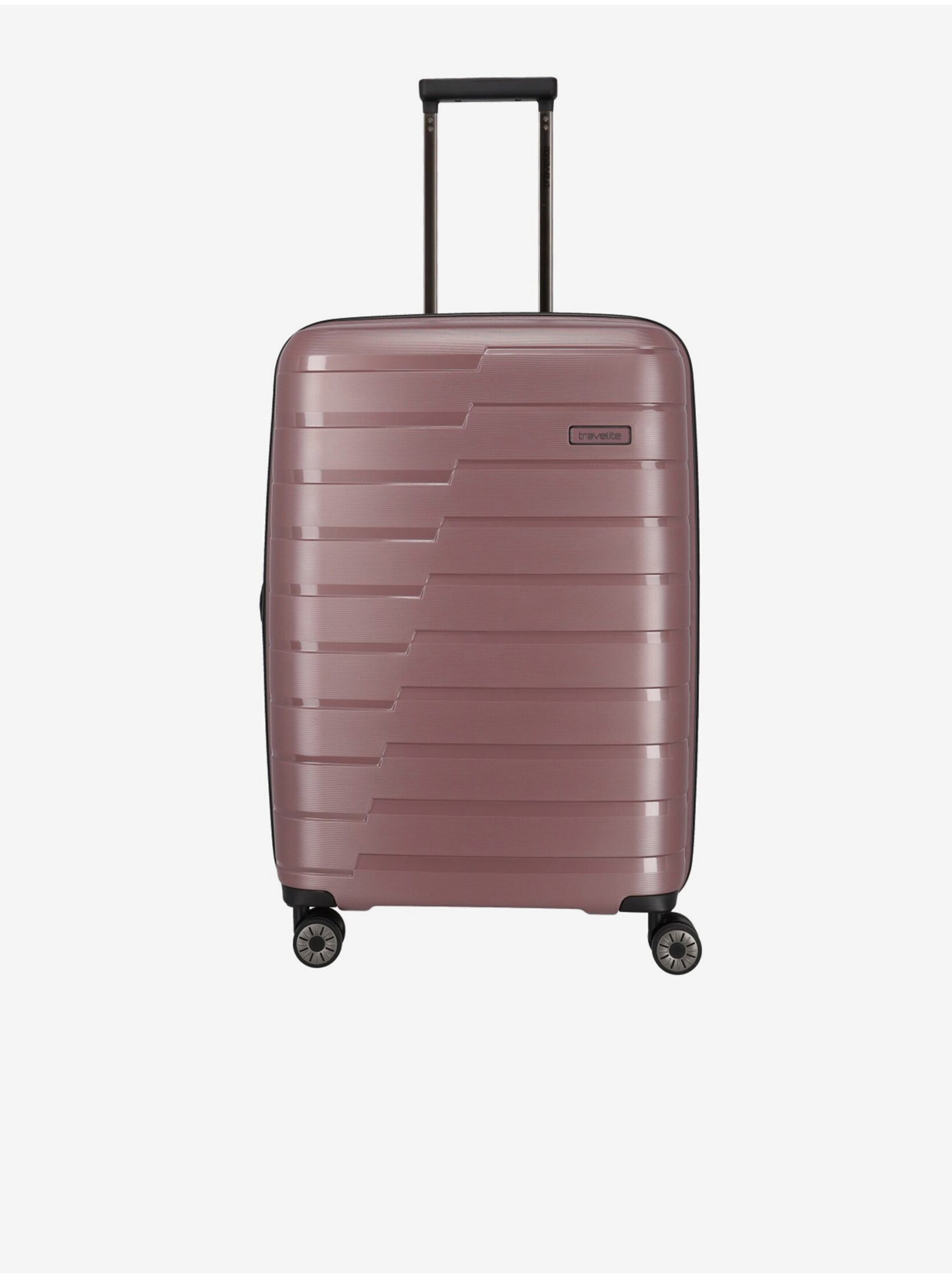 Levně Růžový cestovní kufr Travelite Air Base M