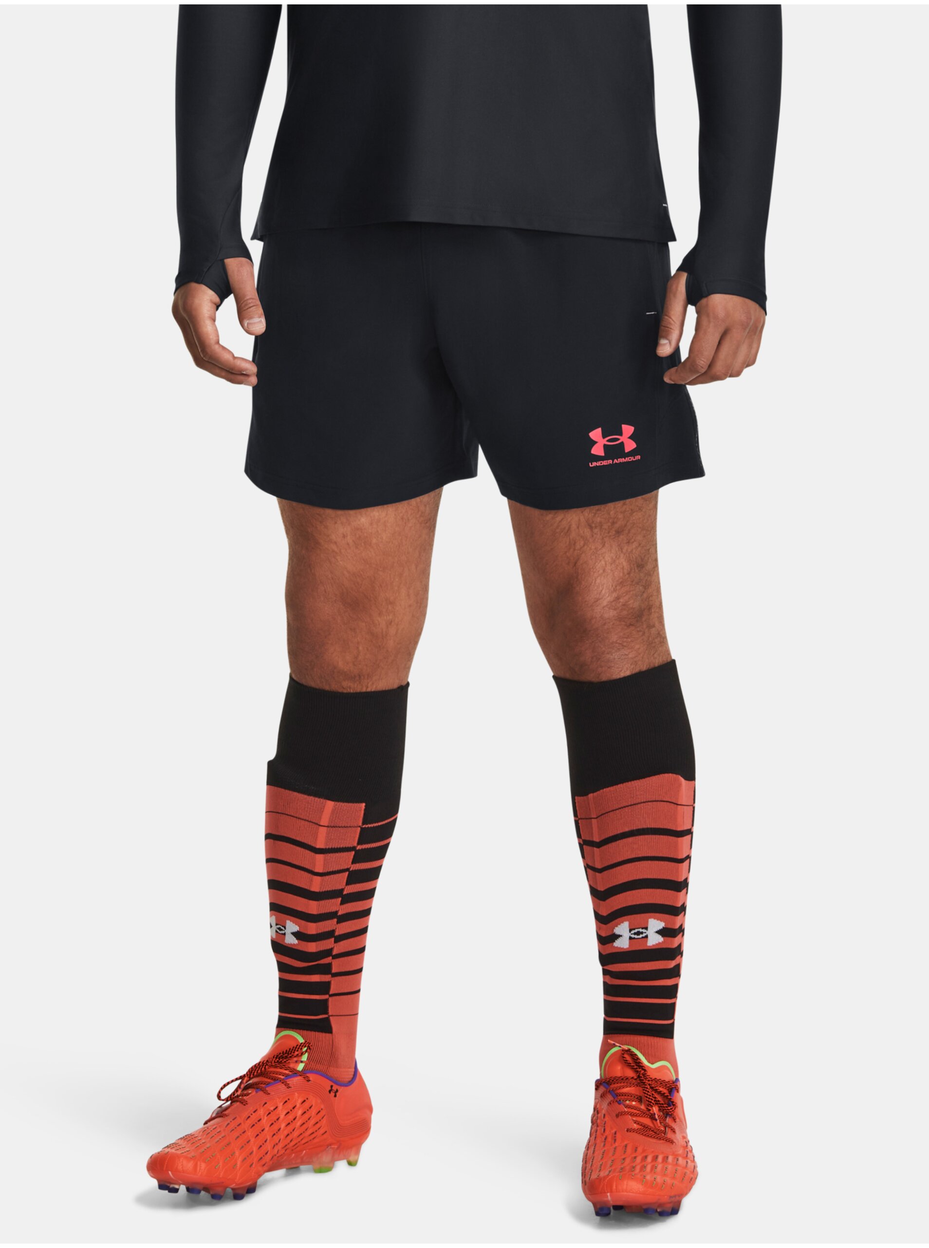 Lacno Čierne pánske športové kraťasy Under Armour UA M's Ch. Pre Woven Short