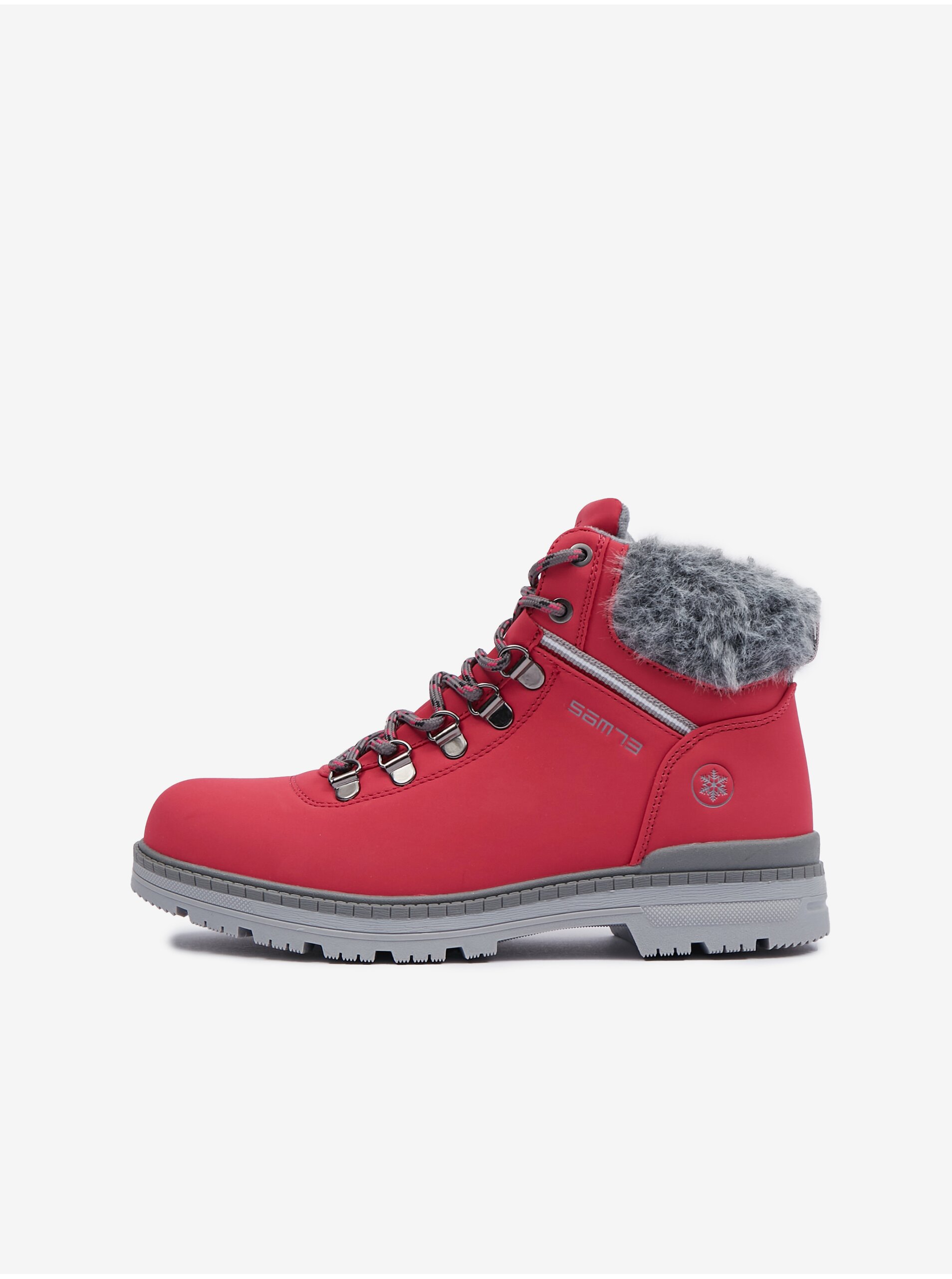 E-shop Růžové dámské zimní kotníkové boty SAM 73 Carina
