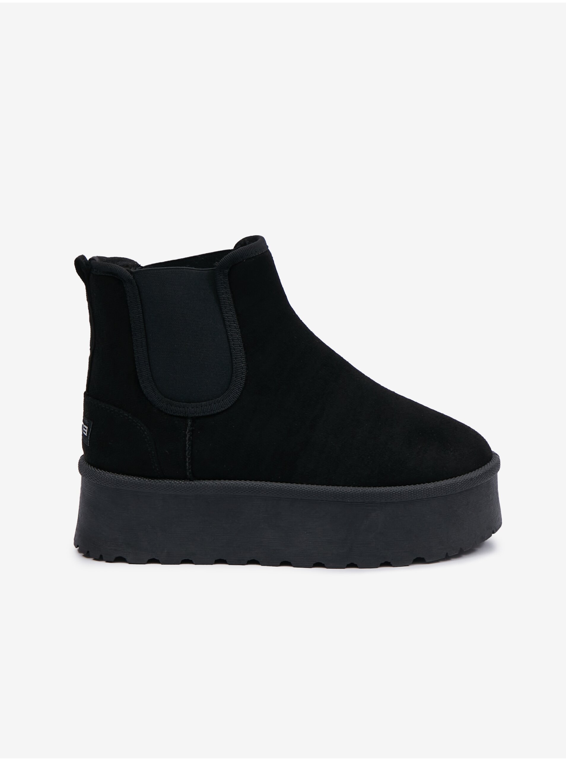 E-shop Čierne dámske zimné členkové topánky SAM 73 Cassiopeia