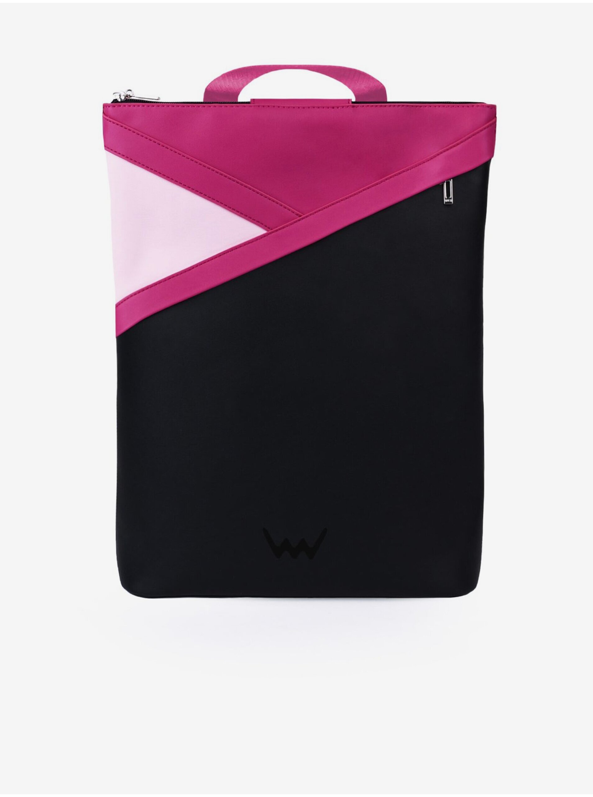 Lacno Ružovo-čierny dámsky batoh VUCH Soddy