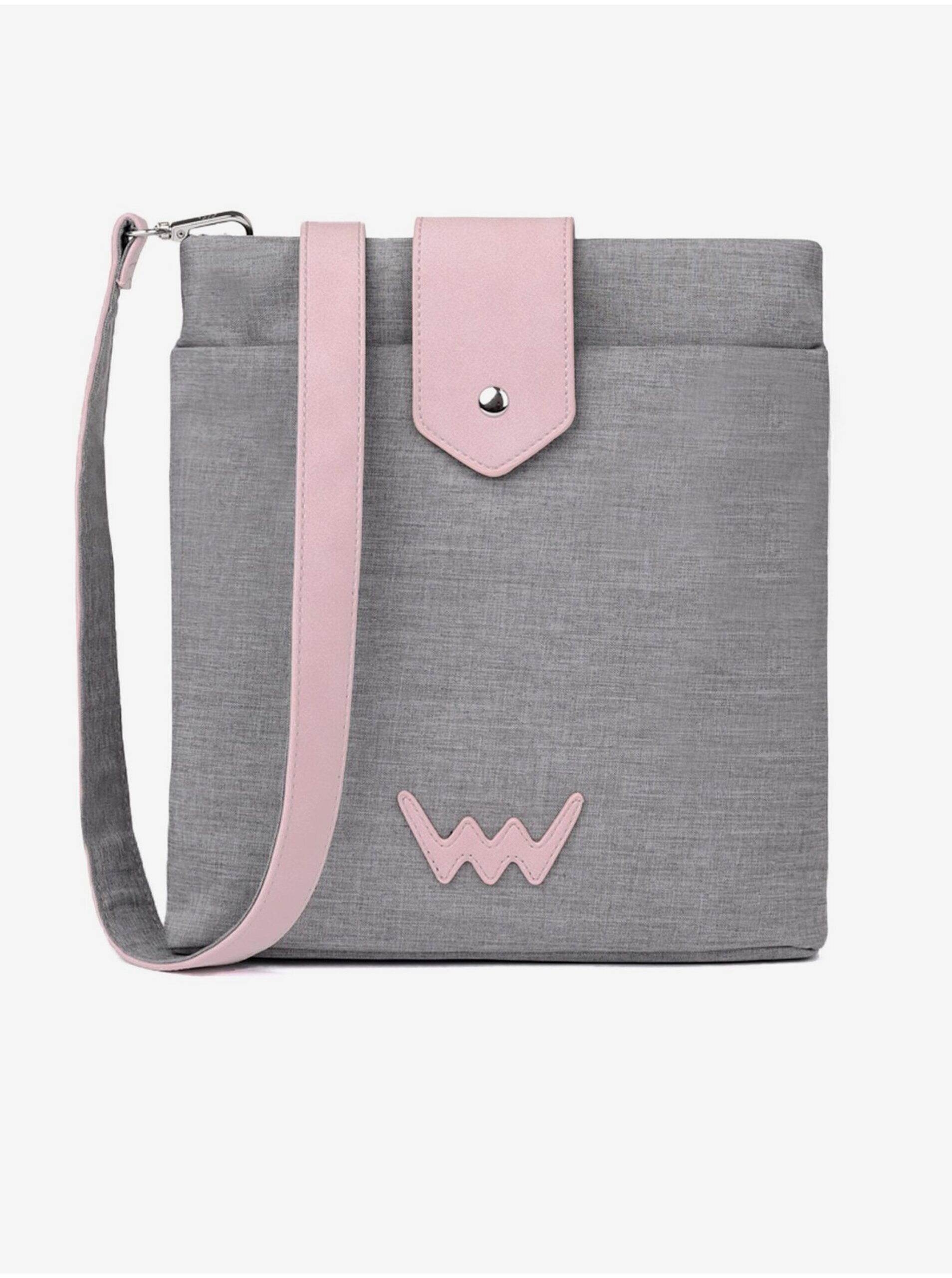 E-shop Ružovo-šedá dámska kabelka VUCH Vigo Grey