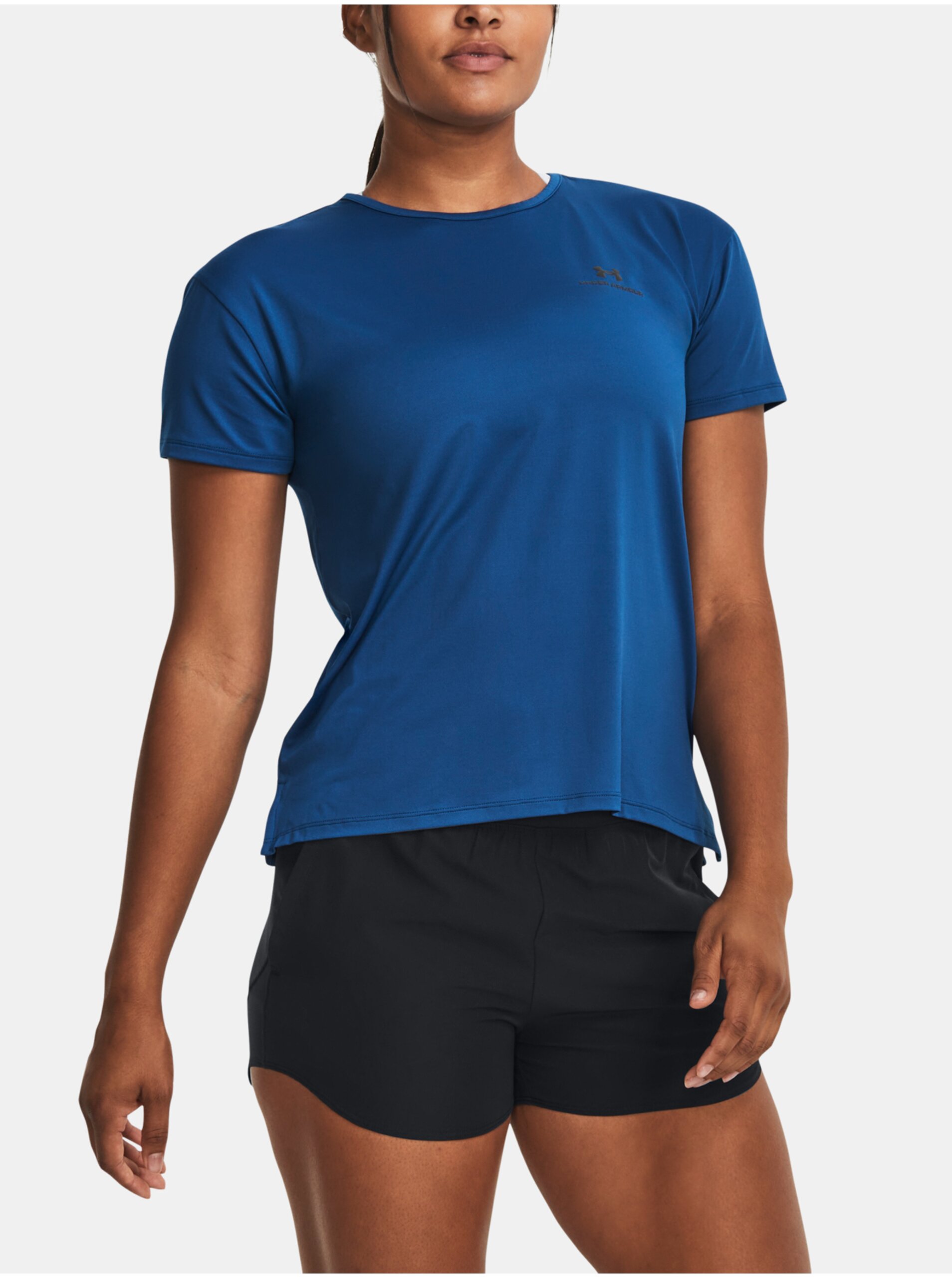 Levně Tmavě modré dámské sportovní tričko Under Armour Energy
