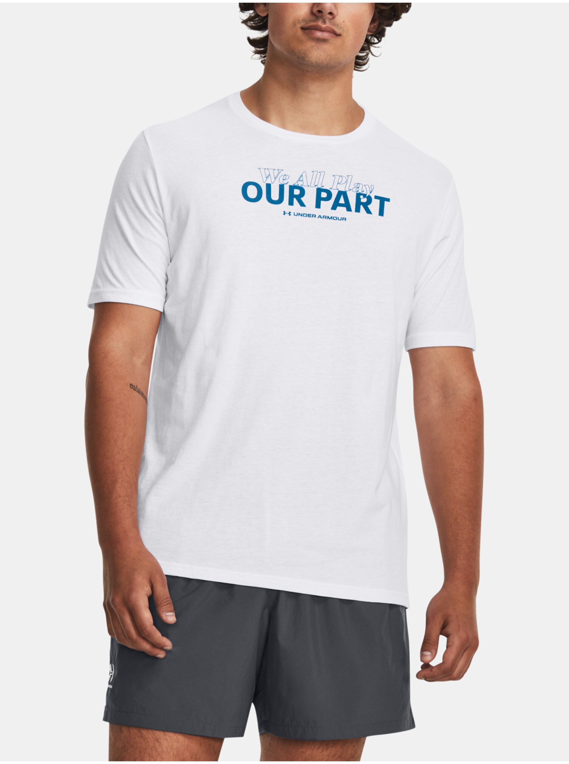 E-shop Biele pánske tričko Under Armour