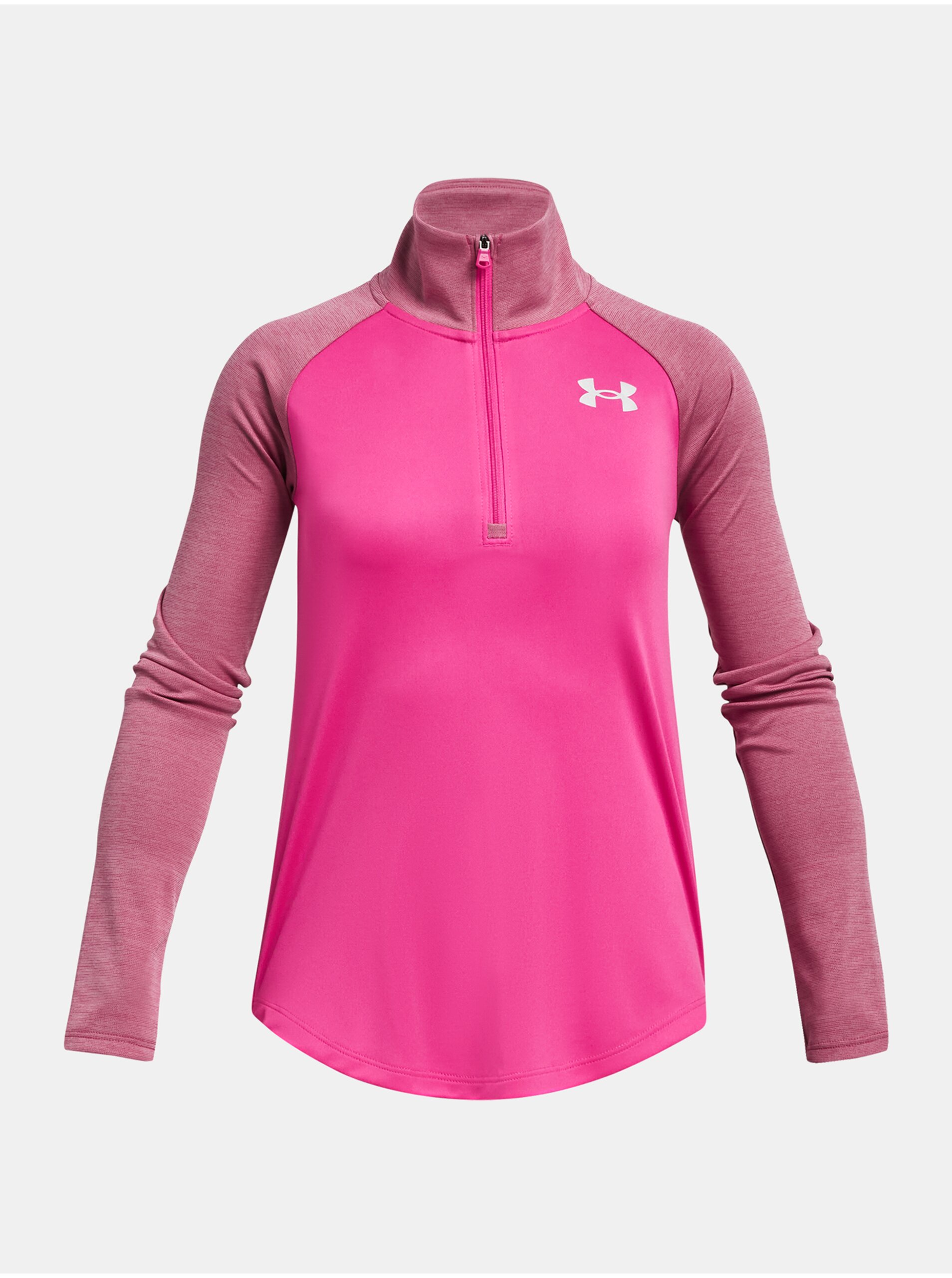 Lacno Ružové dievčenské športové tričko Under Armour Tech