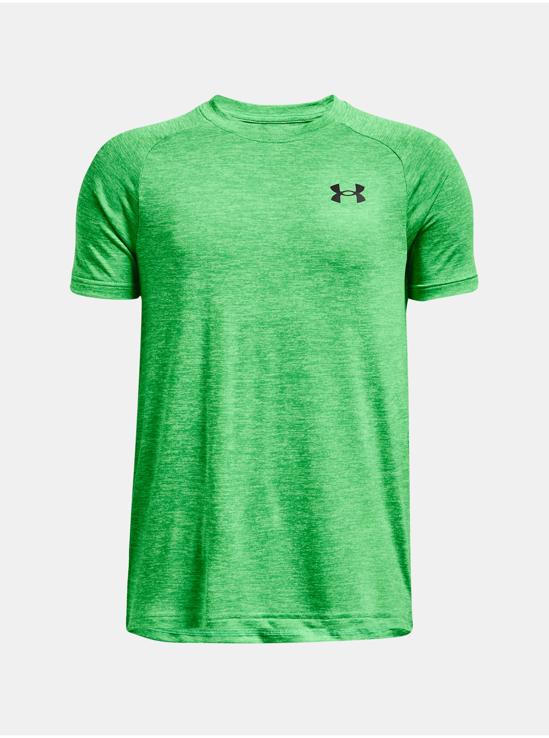 Levně Zelené sportovní tričko Under Armour UA Tech 2.0 SS