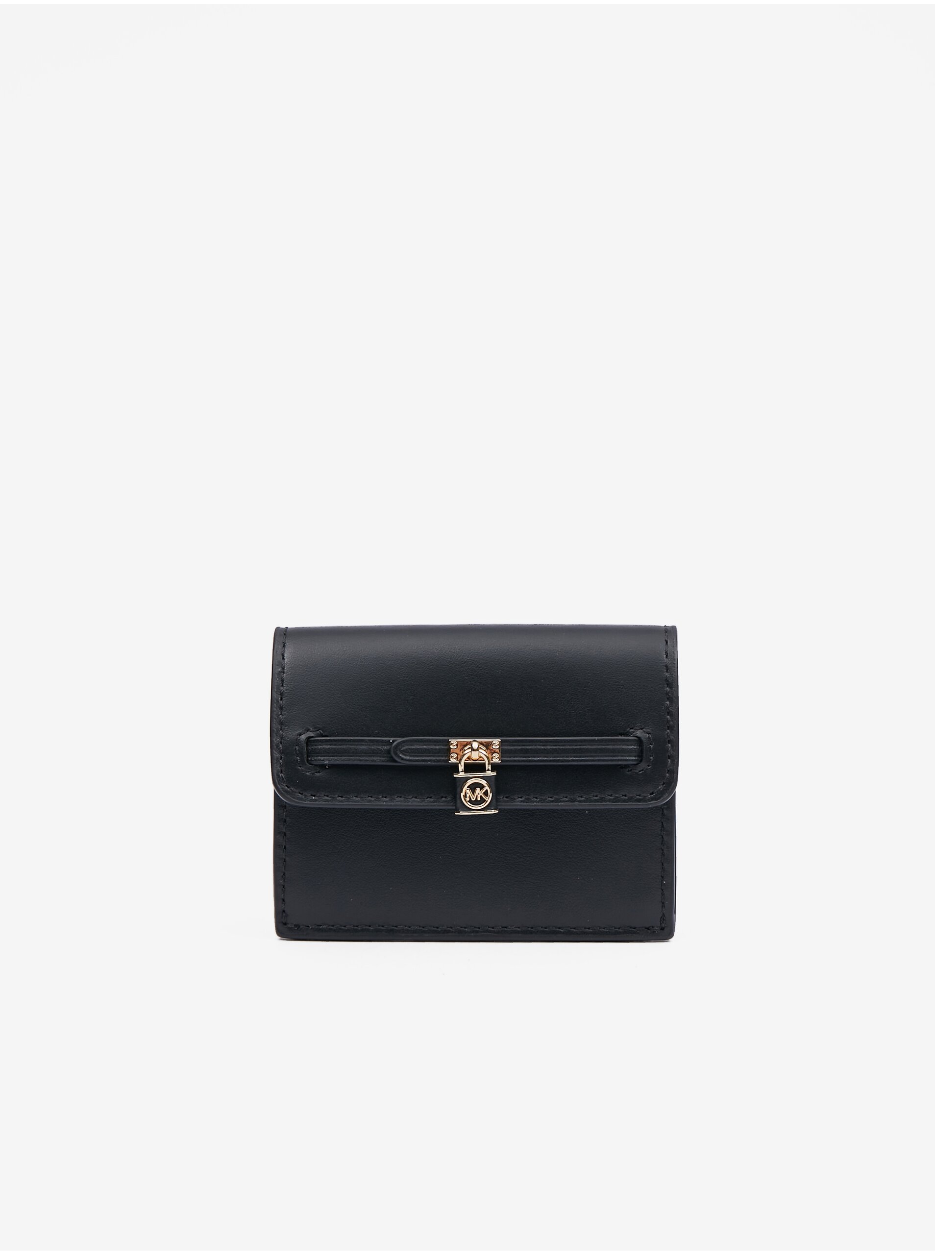 E-shop Čierna dámska kožená peňaženka Michael Kors