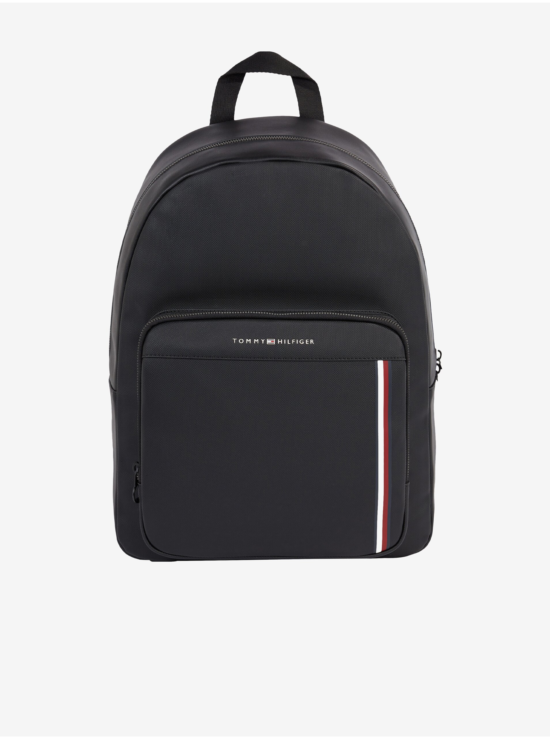 E-shop Černý pánský batoh Tommy Hilfiger Pique Backpack