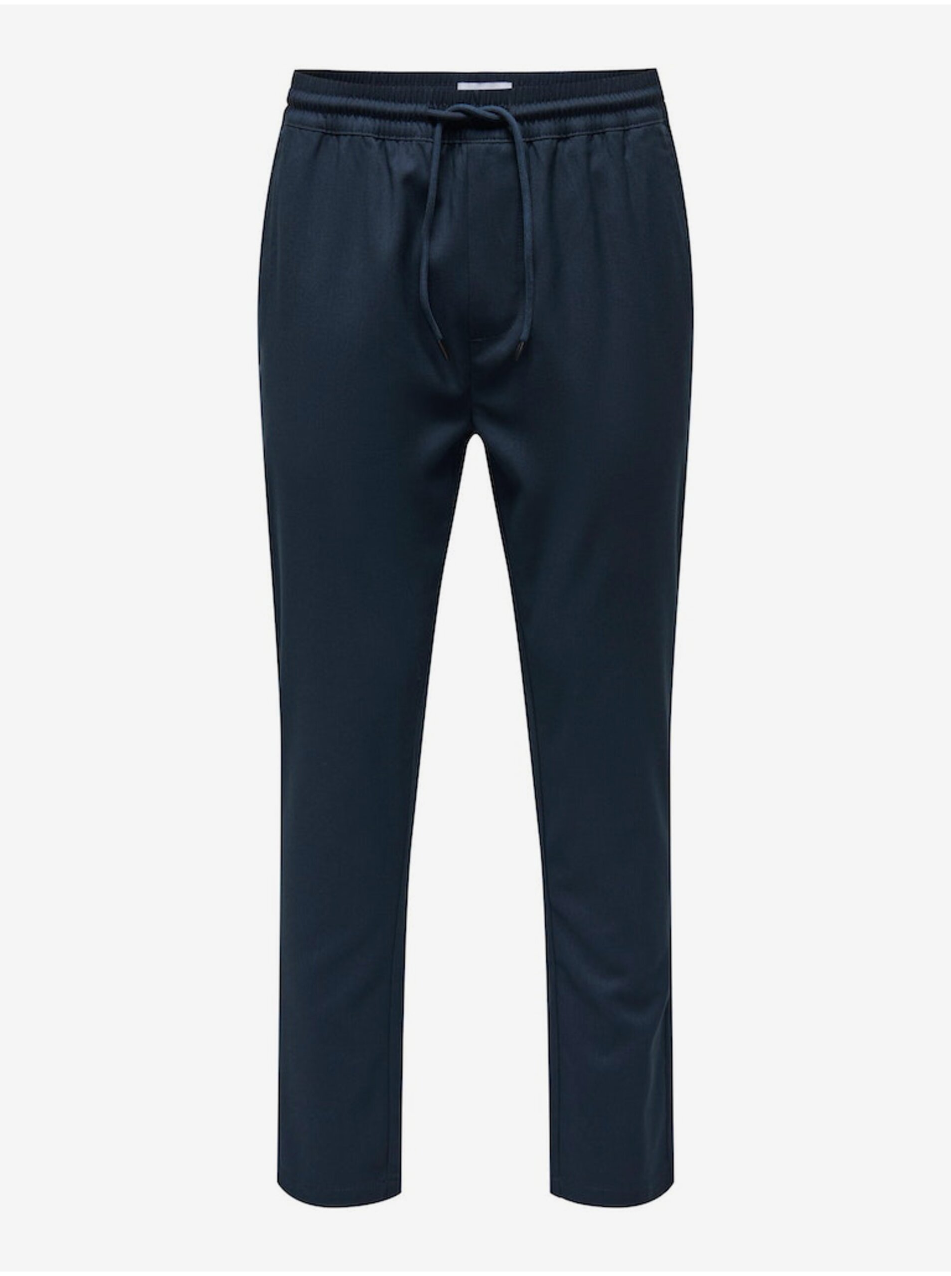 E-shop Tmavě modré pánské kalhoty ONLY & SONS Linus