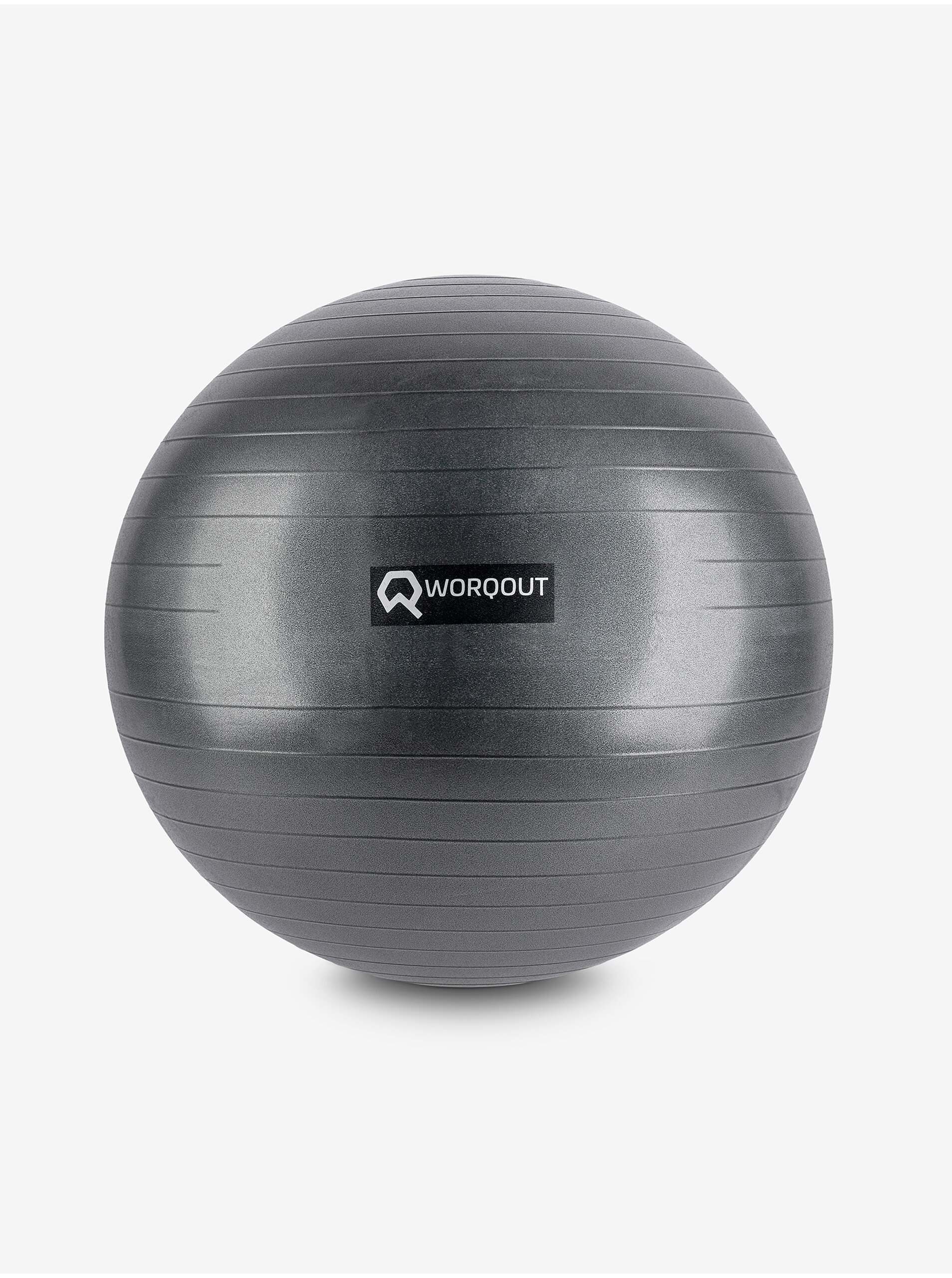 Levně Černý gymnastický míč 75 cm Worqout Gym Ball