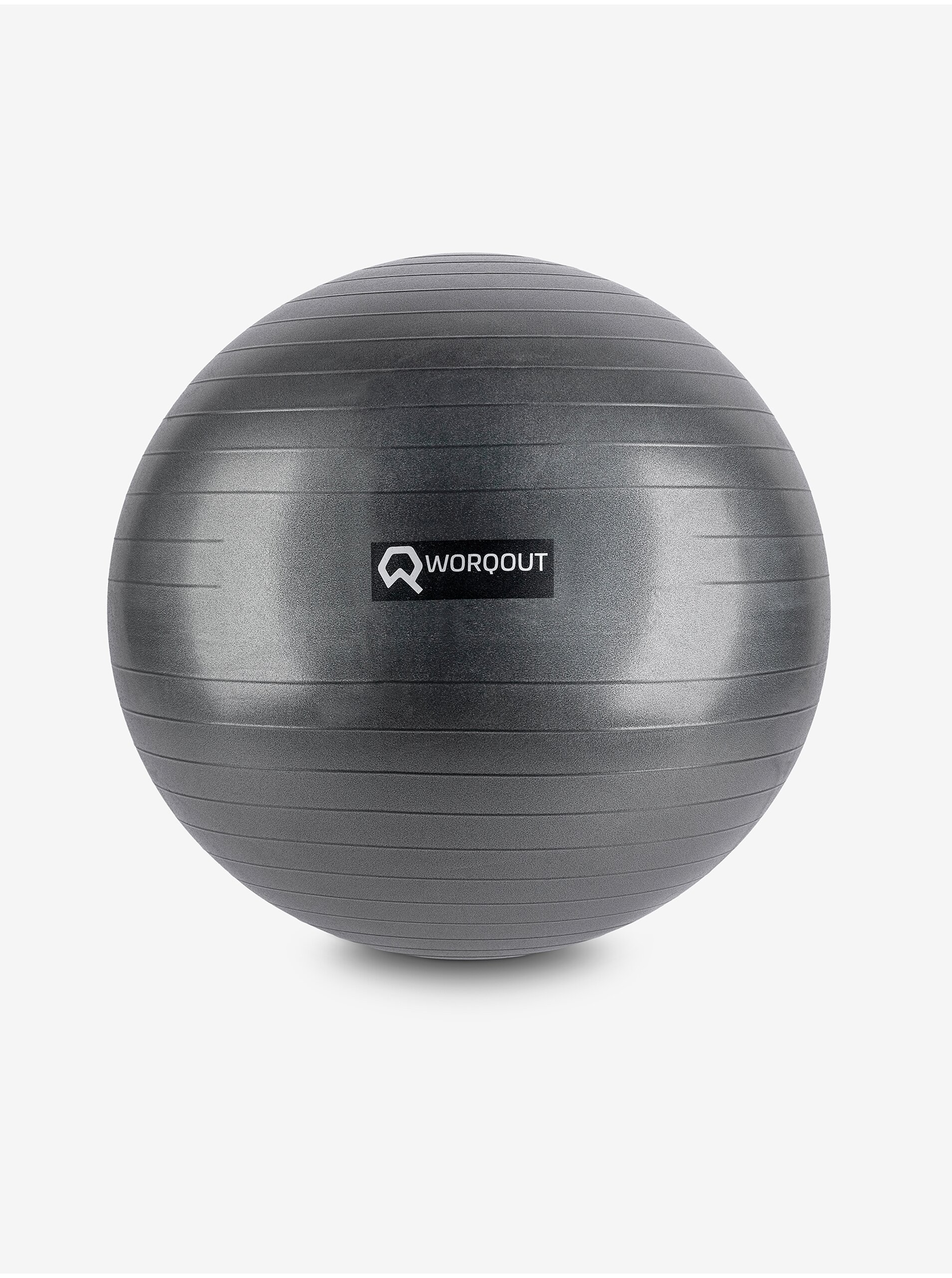 Lacno Čierna gymnastická lopta 55 cm Worqout Gym Ball