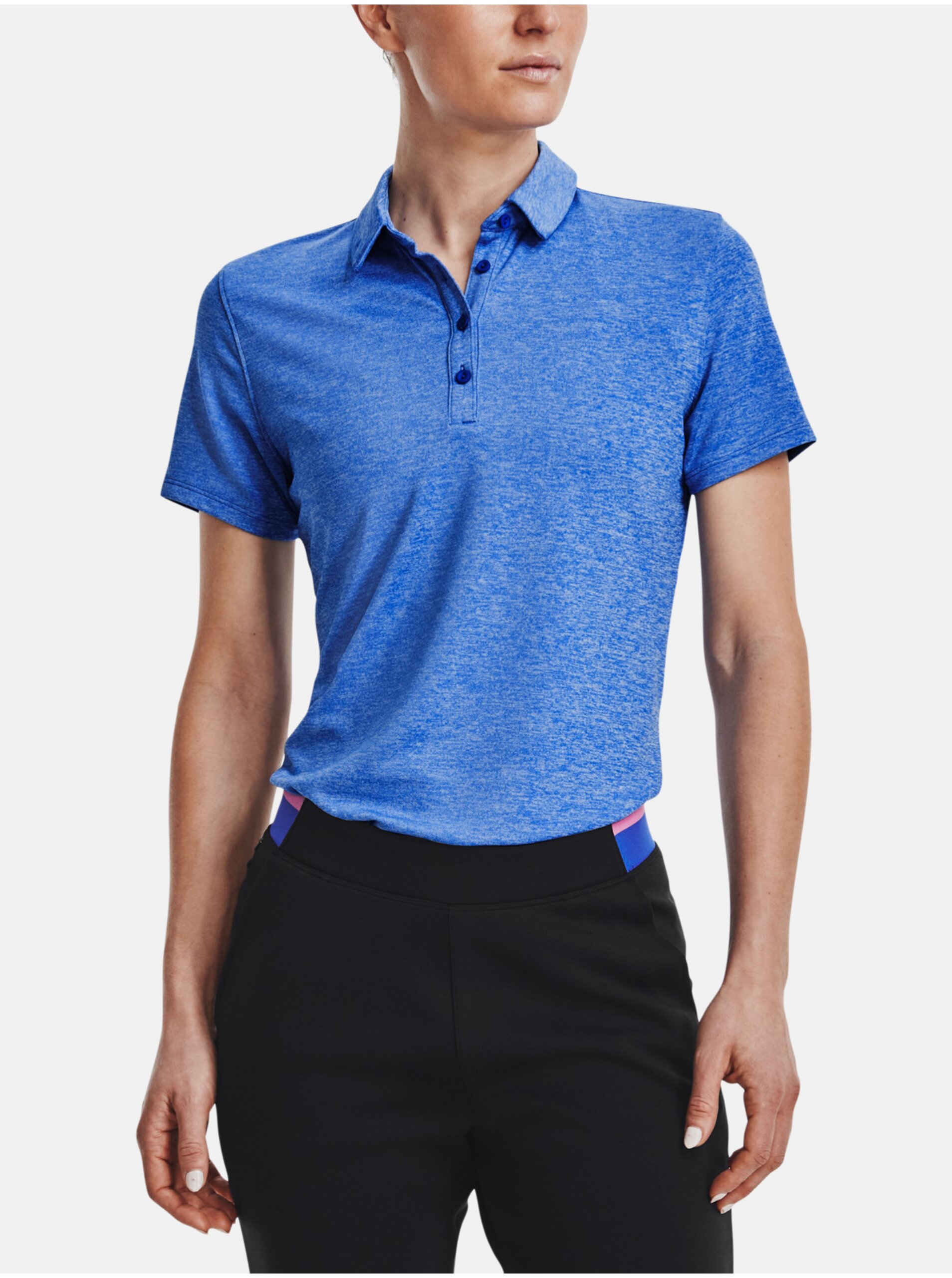 Levně Modré sportovní polo tričko Under Armour UA Zinger Short Sleeve Polo