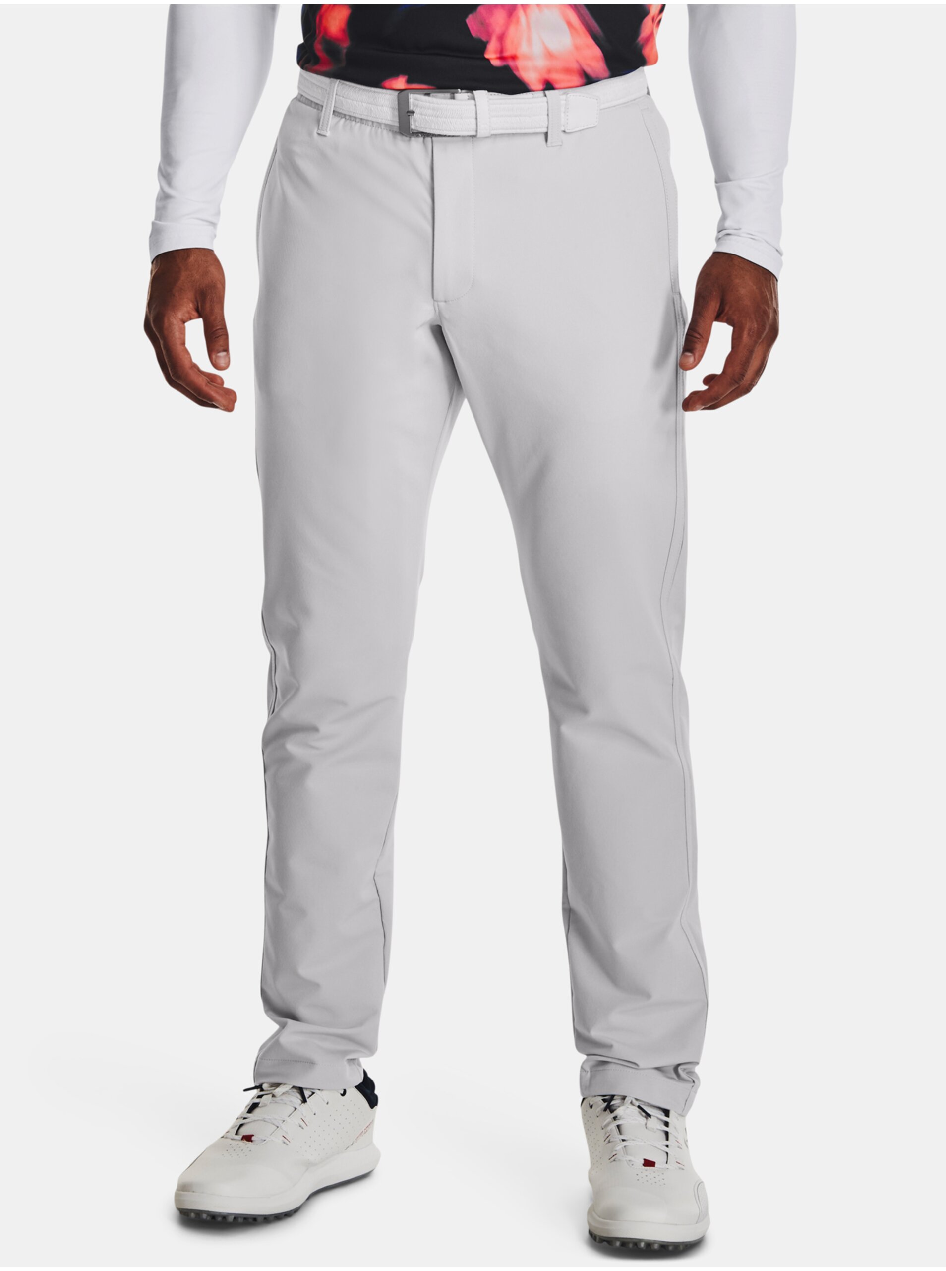 E-shop Světle šedé sportovní kalhoty Under Armour UA CGI Taper Pant