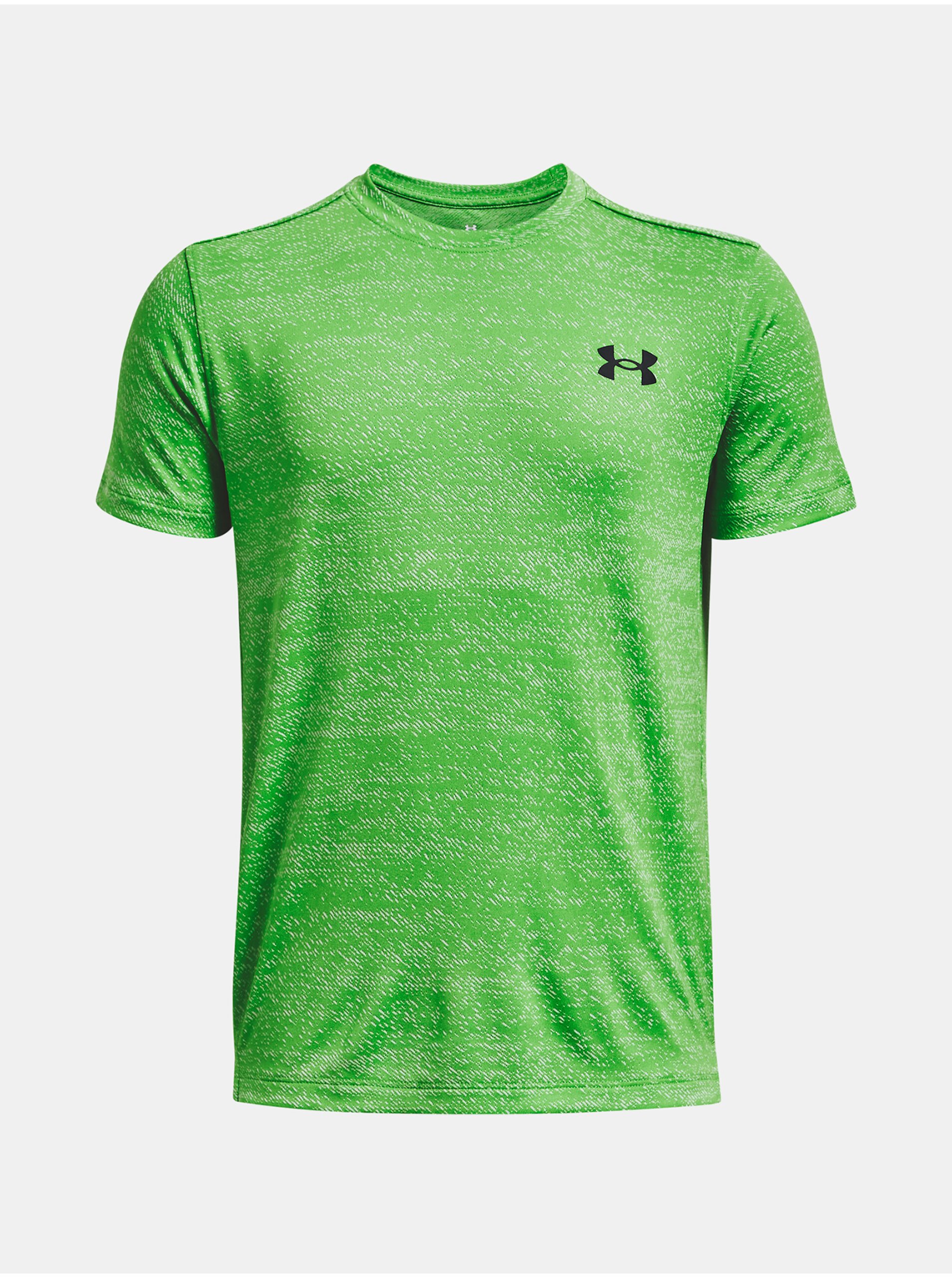 Levně Zelené sportovní tričko Under Armour UA Tech Vent Jacquard SS