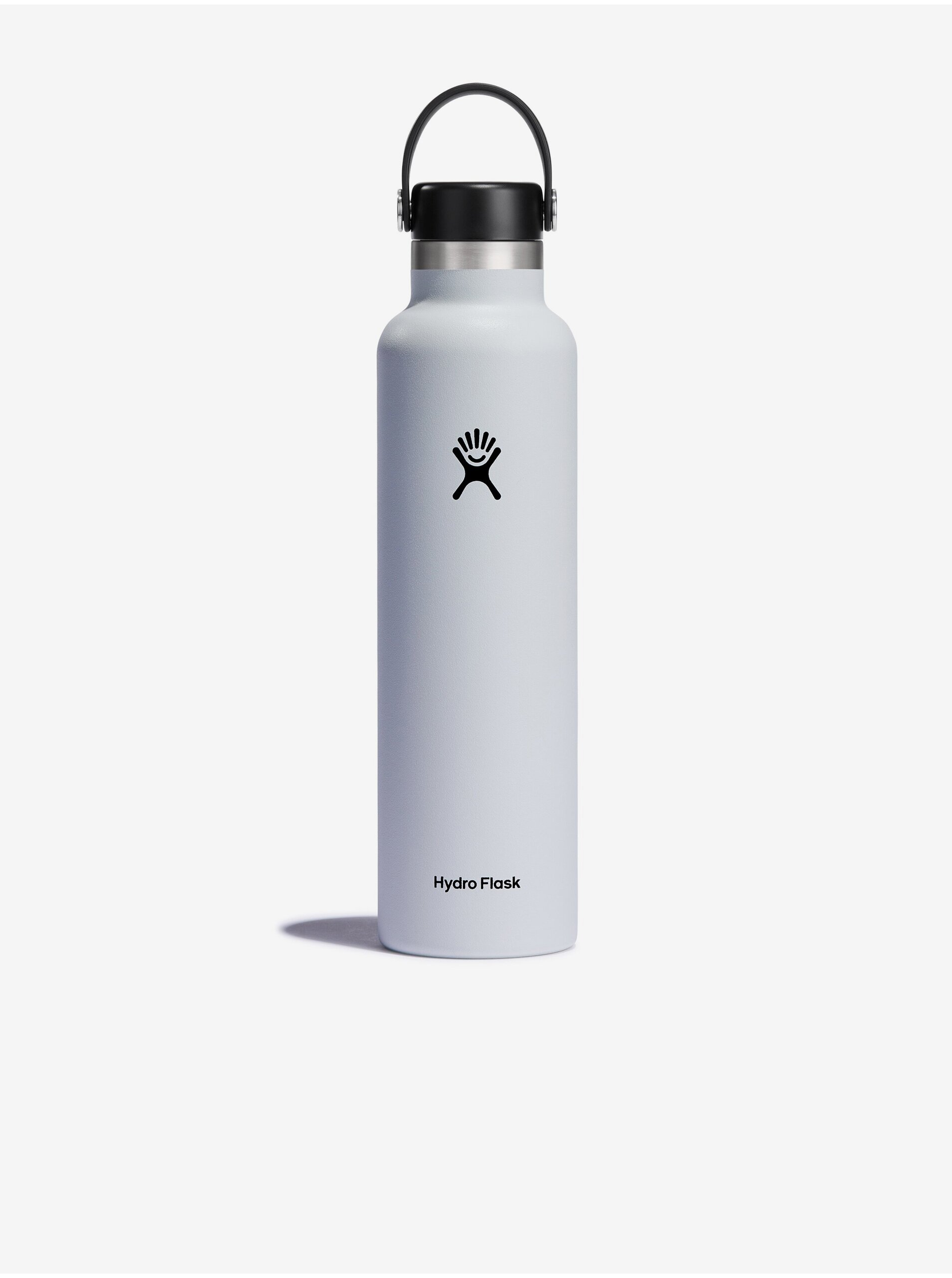Levně Bílá nerezová termolahev Hydro Flask Standard Mouth Flex (709 ml)
