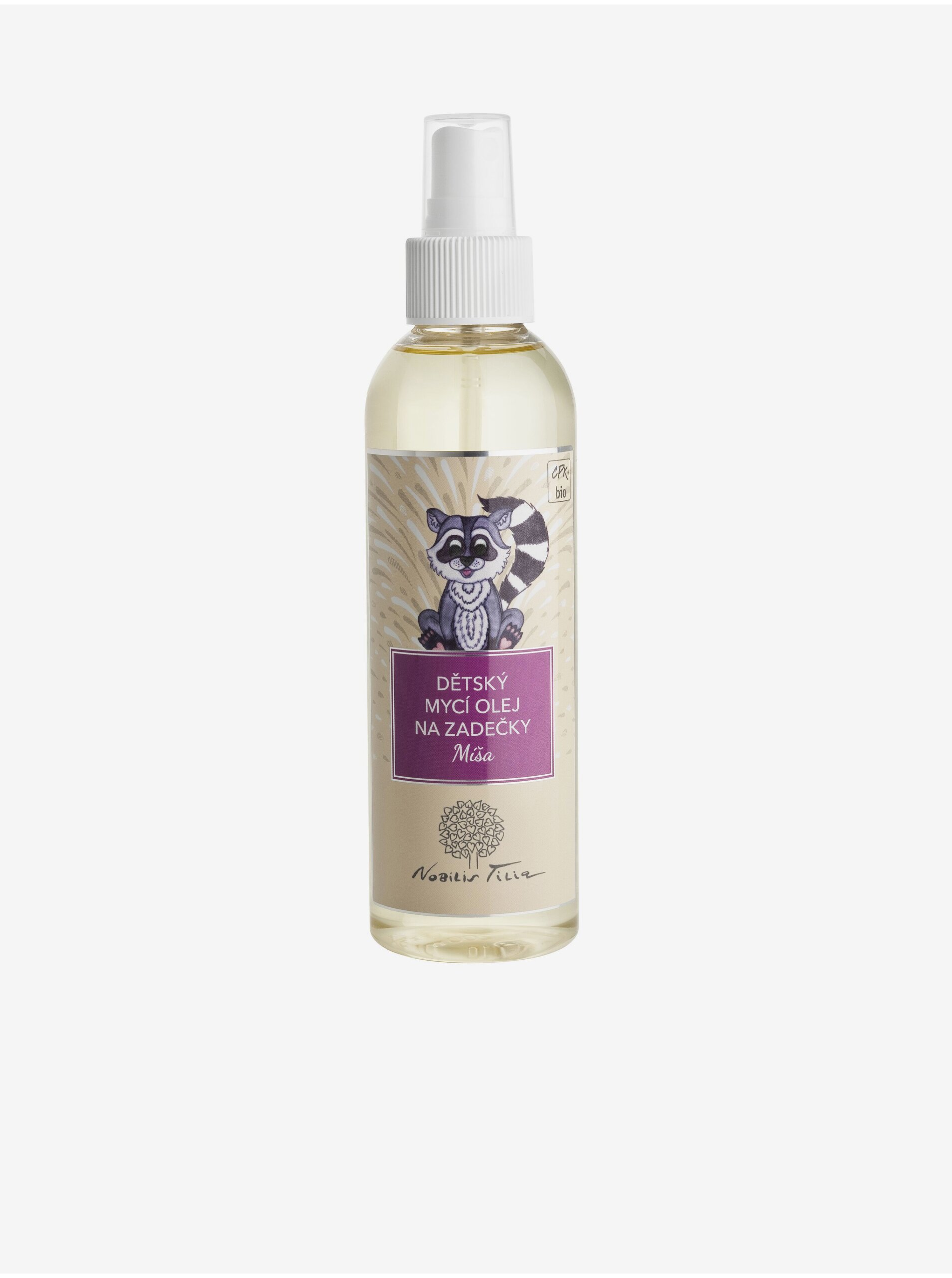 Levně Dětský mycí olej na zadečky Nobilis Tilia Míša (200 ml)