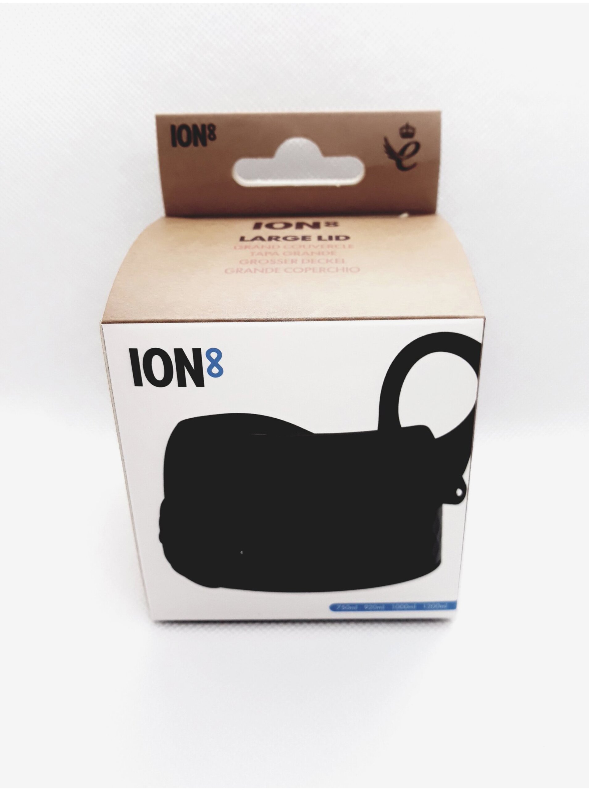 Levně Černé náhradní víčko na láhev Ion8 Leak Proof (750 až 1200 ml)