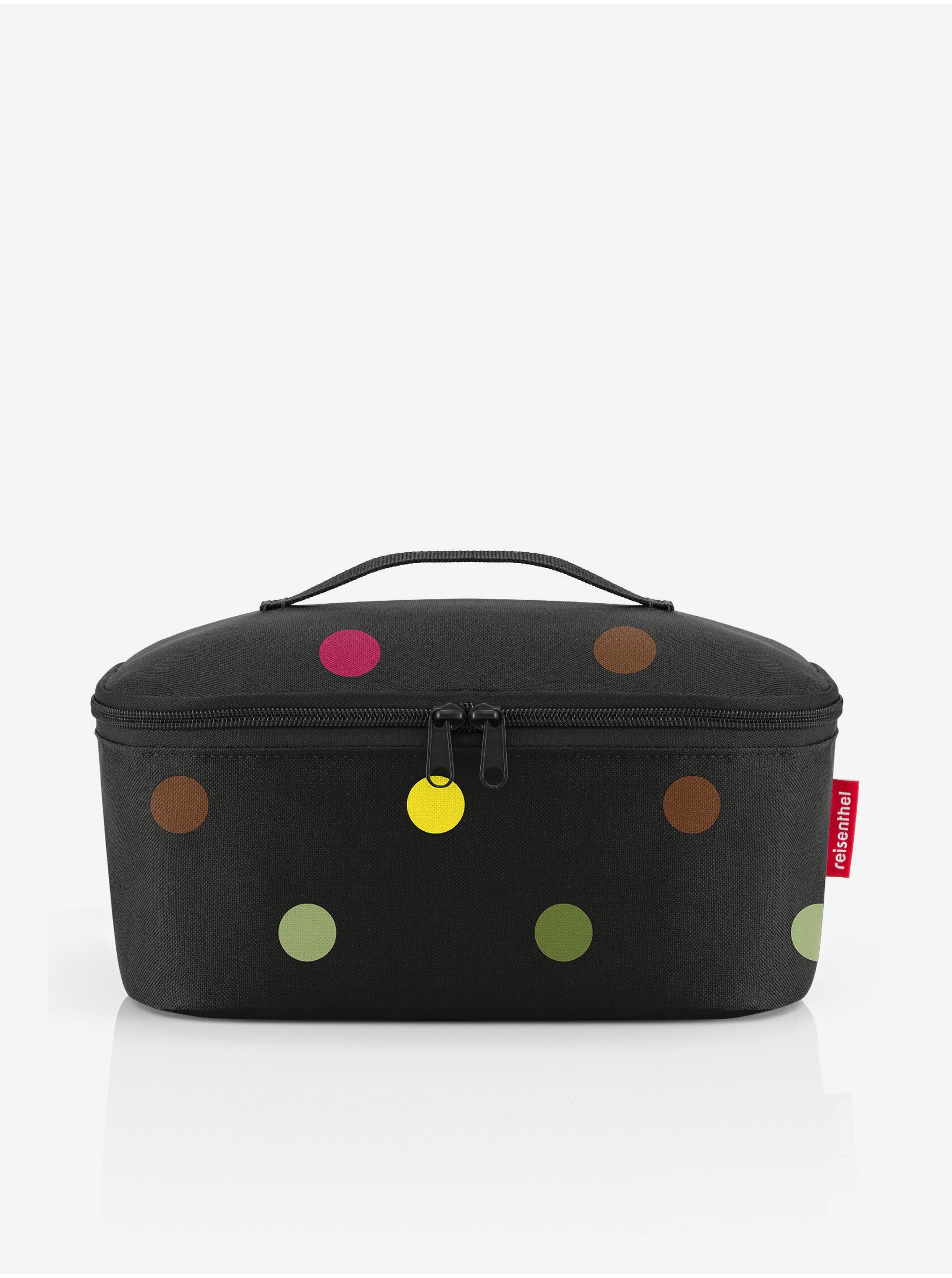 Levně Černý chladící puntíkovaný jídelní box Reisenthel Termobox Pocket M