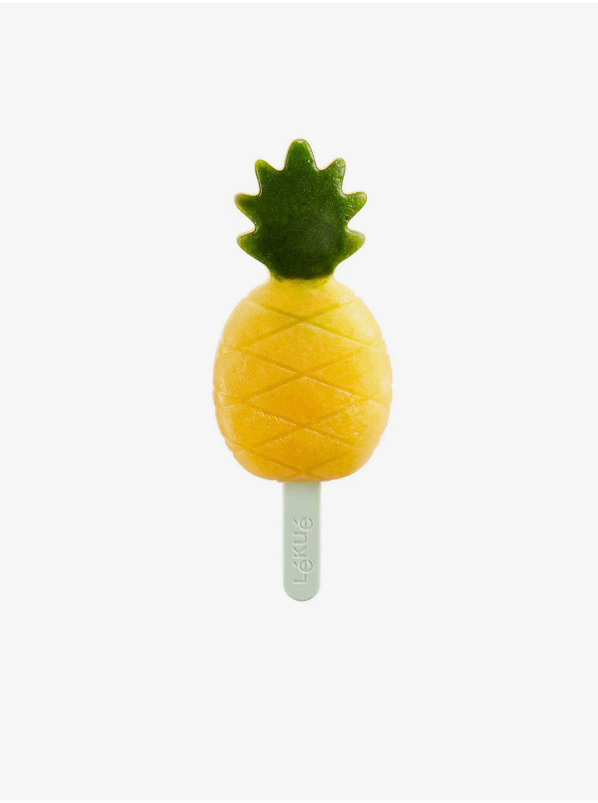 Levně Žluté tvořítko na zmrzlinu ve tvaru ananasu Lékué