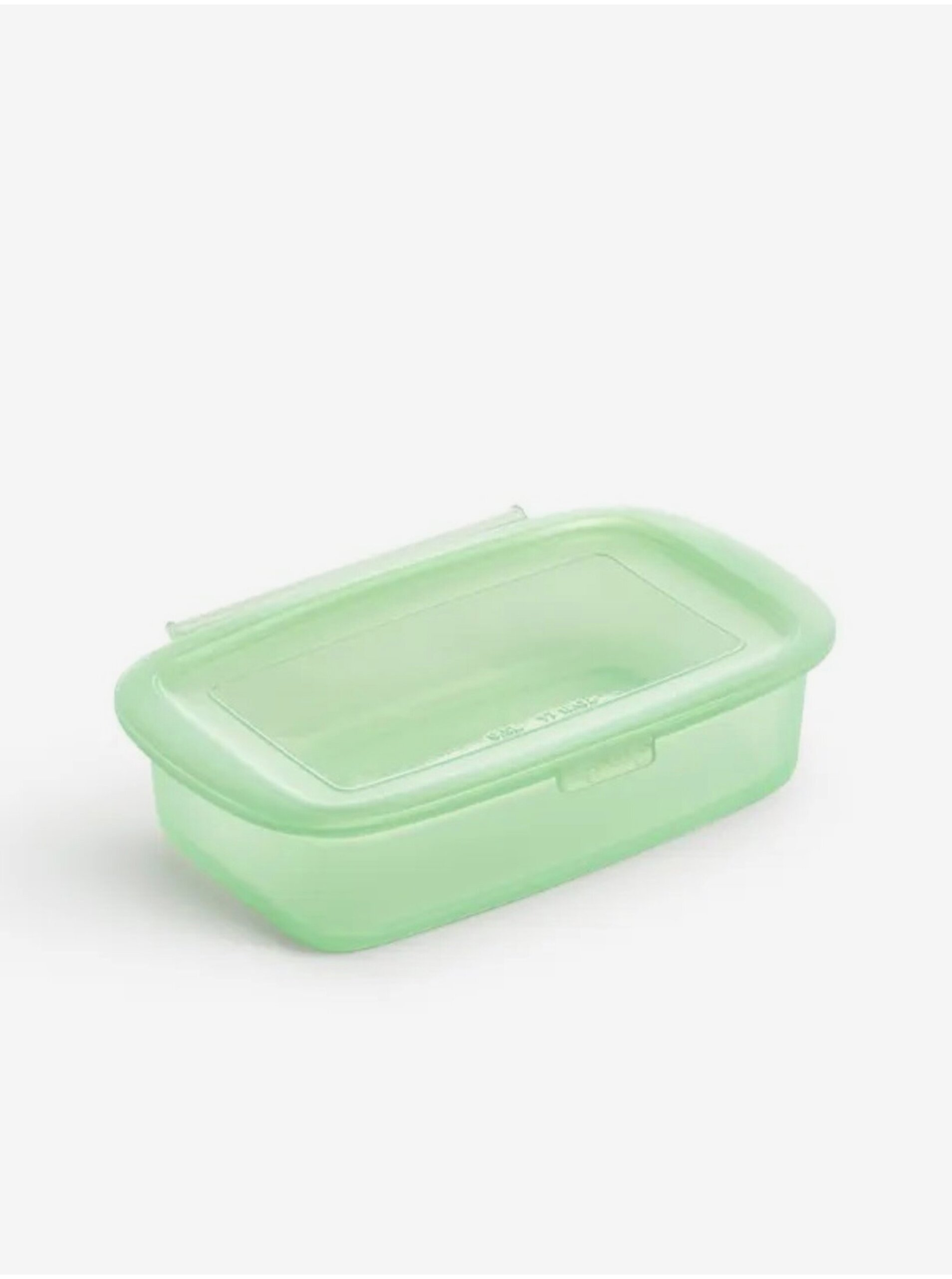 Levně Zelený silikonový box na skladování potravin Lékué (500 ml)