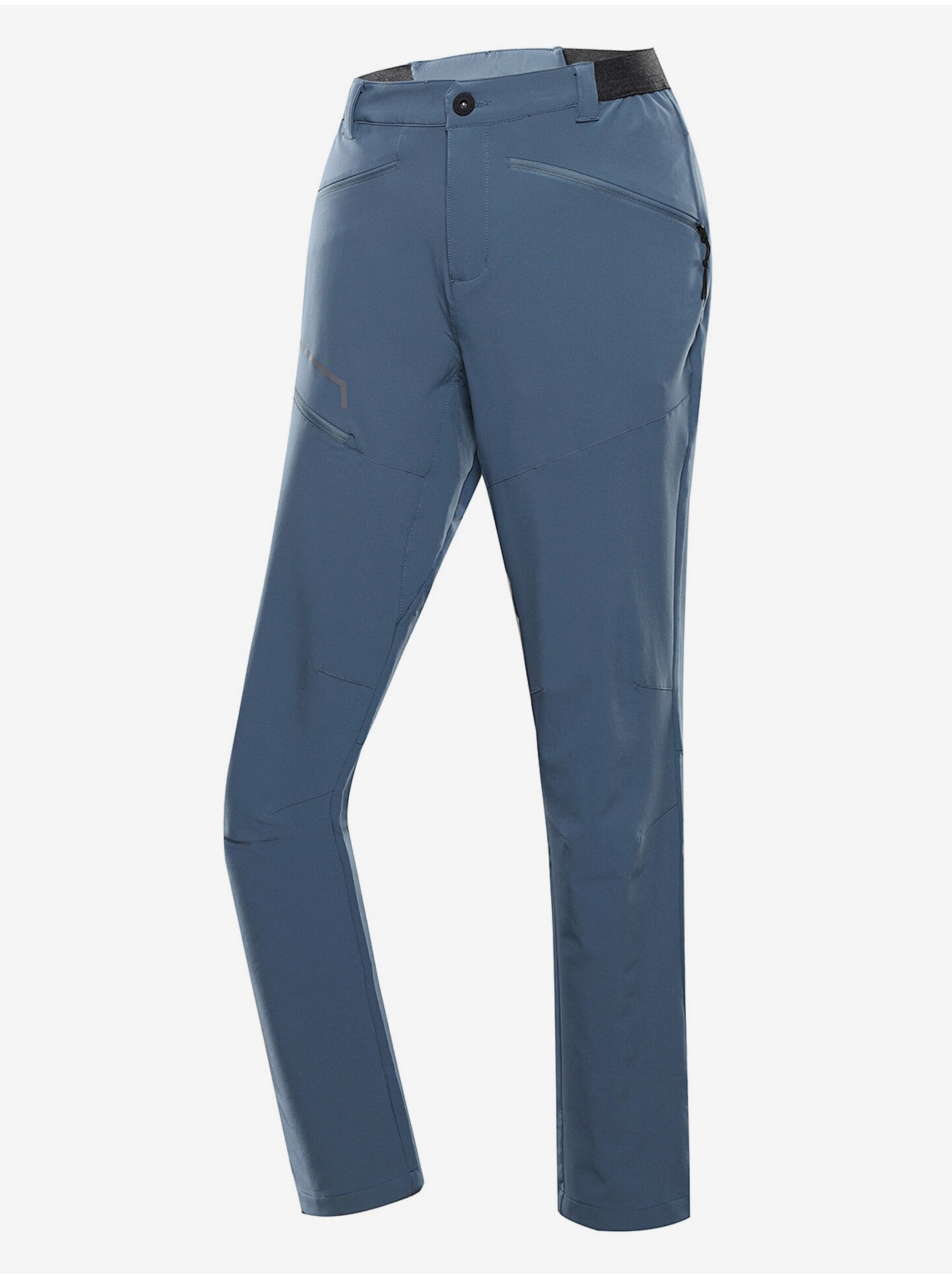 Levně Modré pánské outdoorové kalhoty ALPINE PRO Ramel