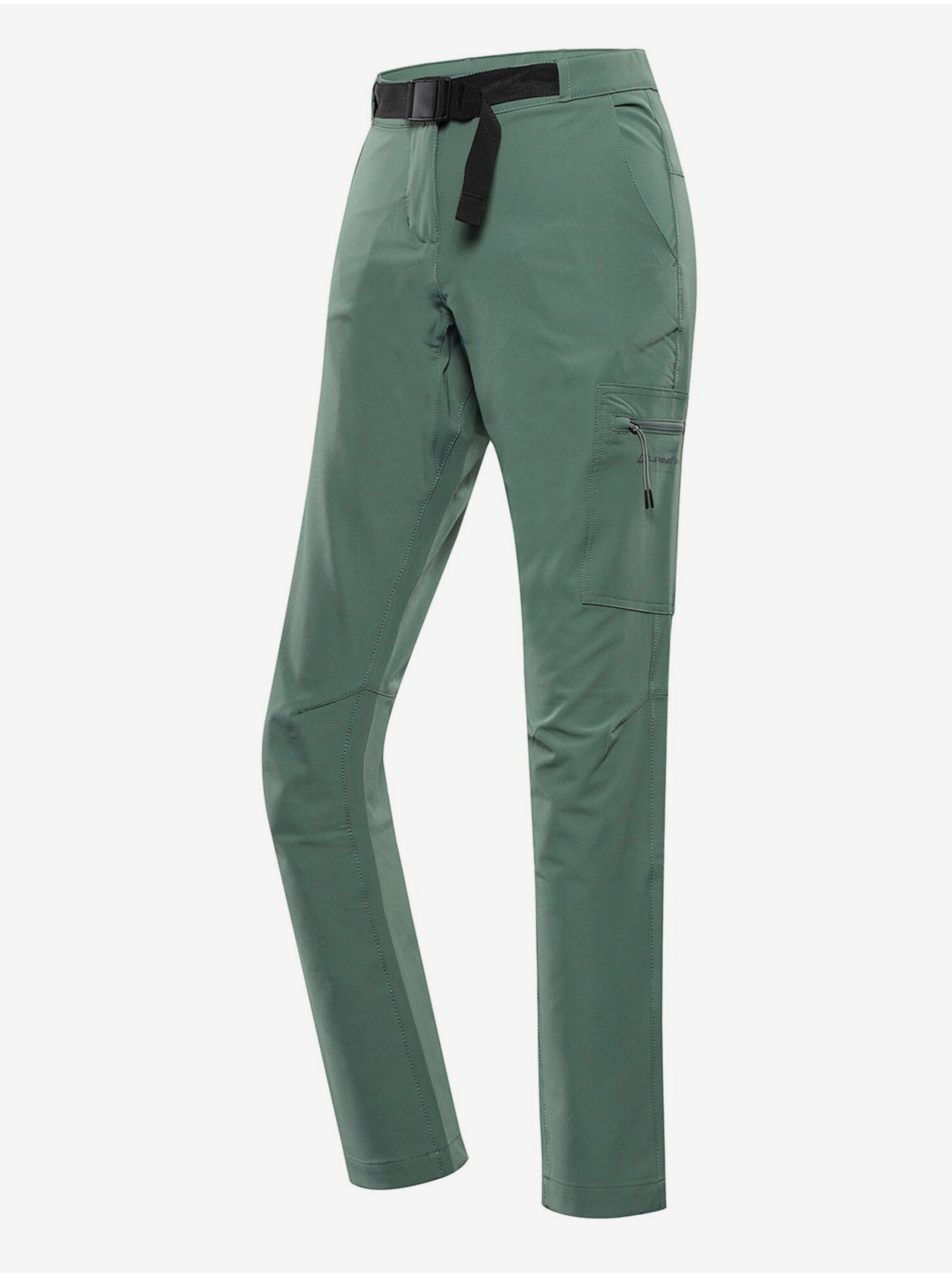 Lacno Zelené dámske outdoorové nohavice ALPINE PRO Corba