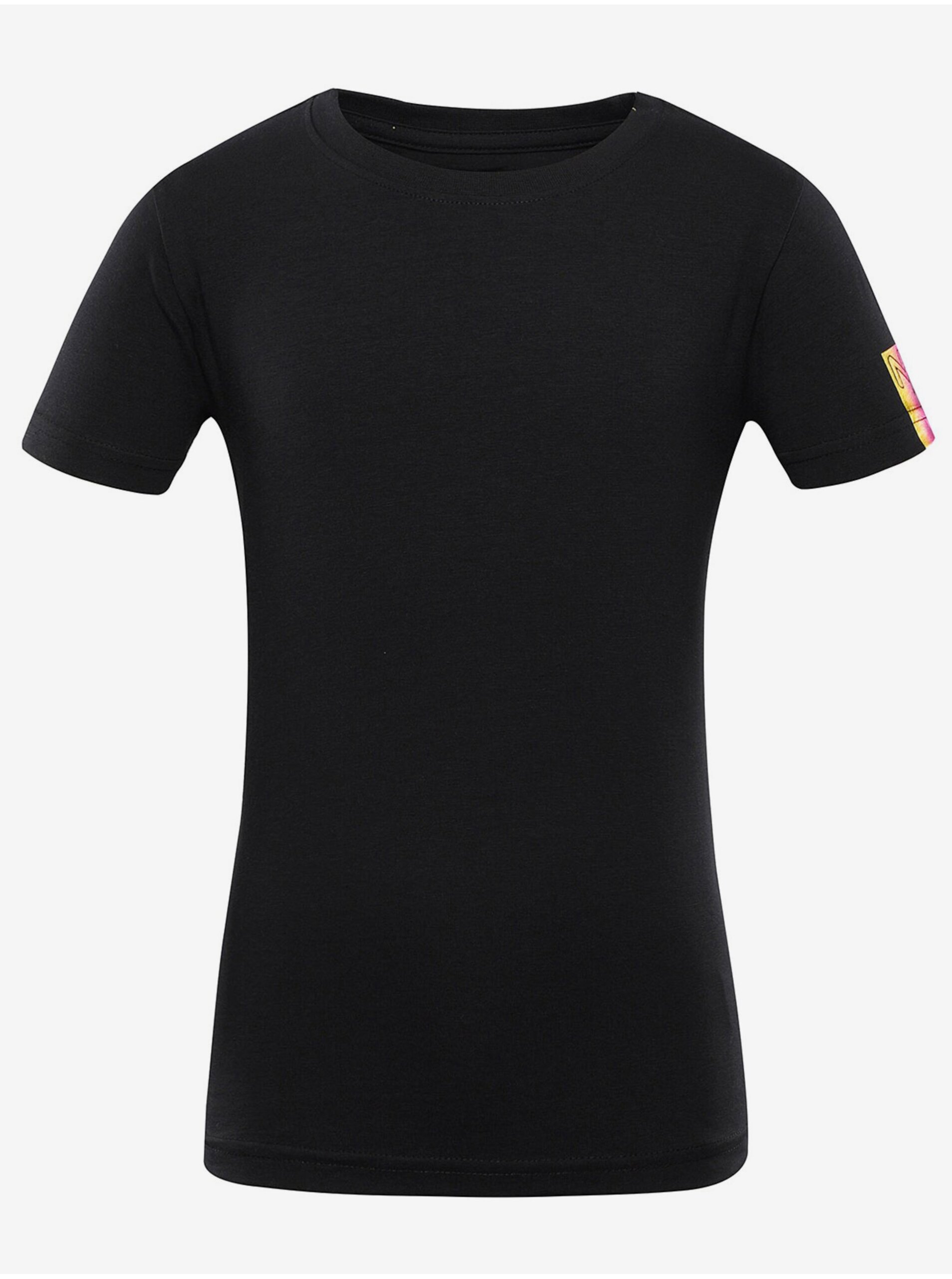 E-shop Černé dětské tričko NAX OLEMO