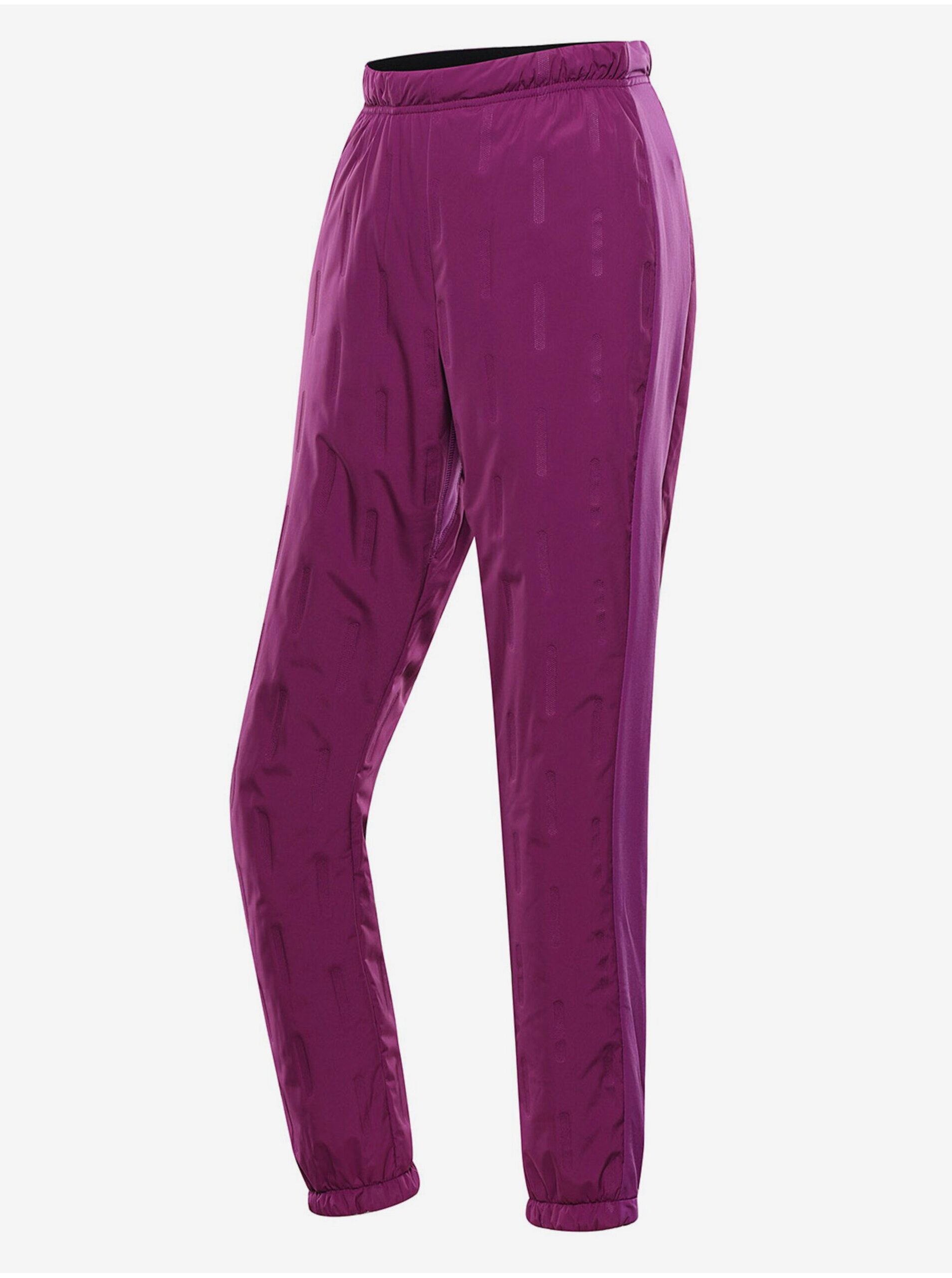 E-shop Tmavě růžové dámské sportovní kalhoty ALPINE PRO GUBERA