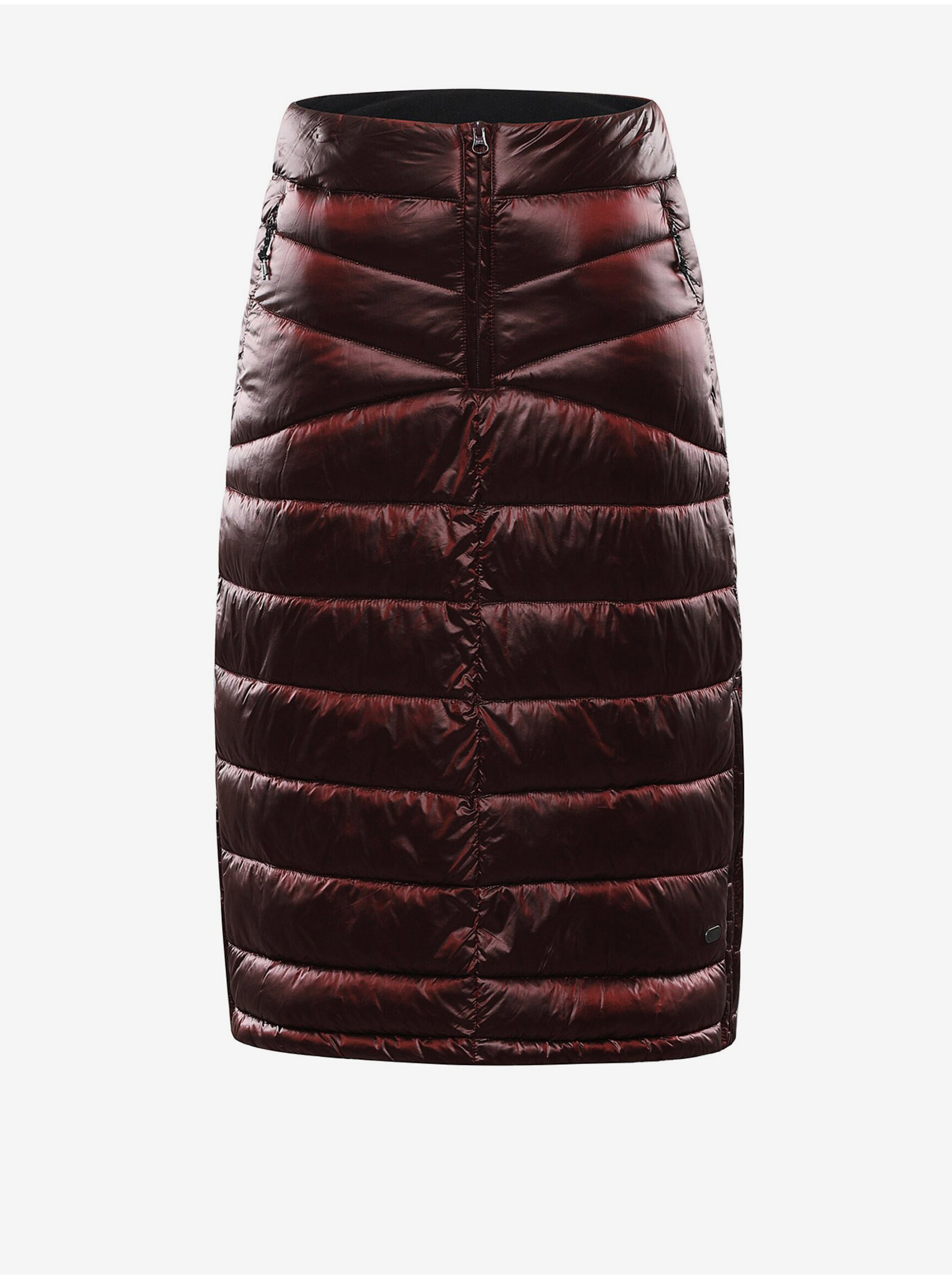 E-shop Vínová dámská zimní prošívaná hi-therm sukně ALPINE PRO LAMMA
