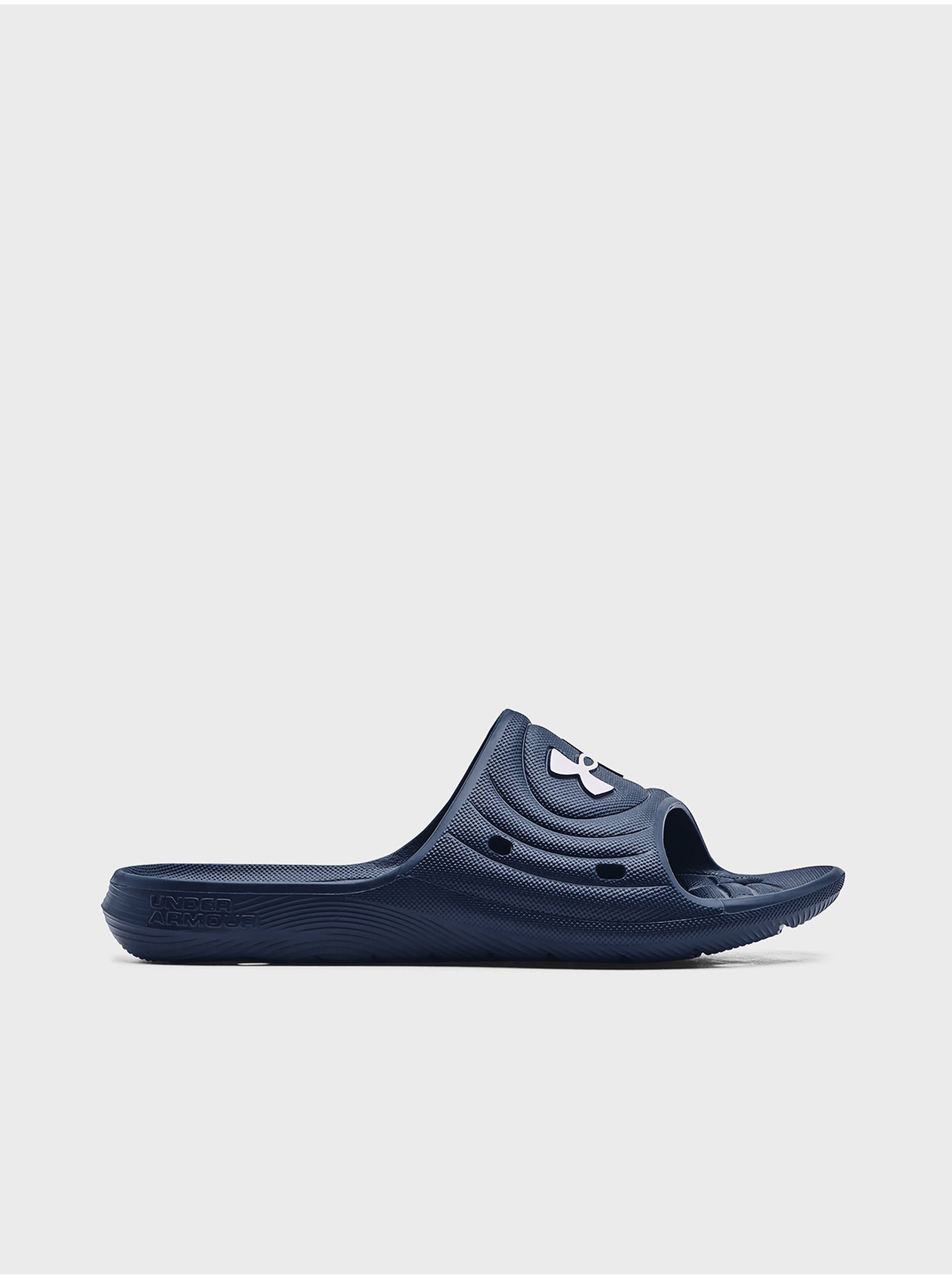 Lacno Sandále, papuče pre mužov Under Armour - modrá
