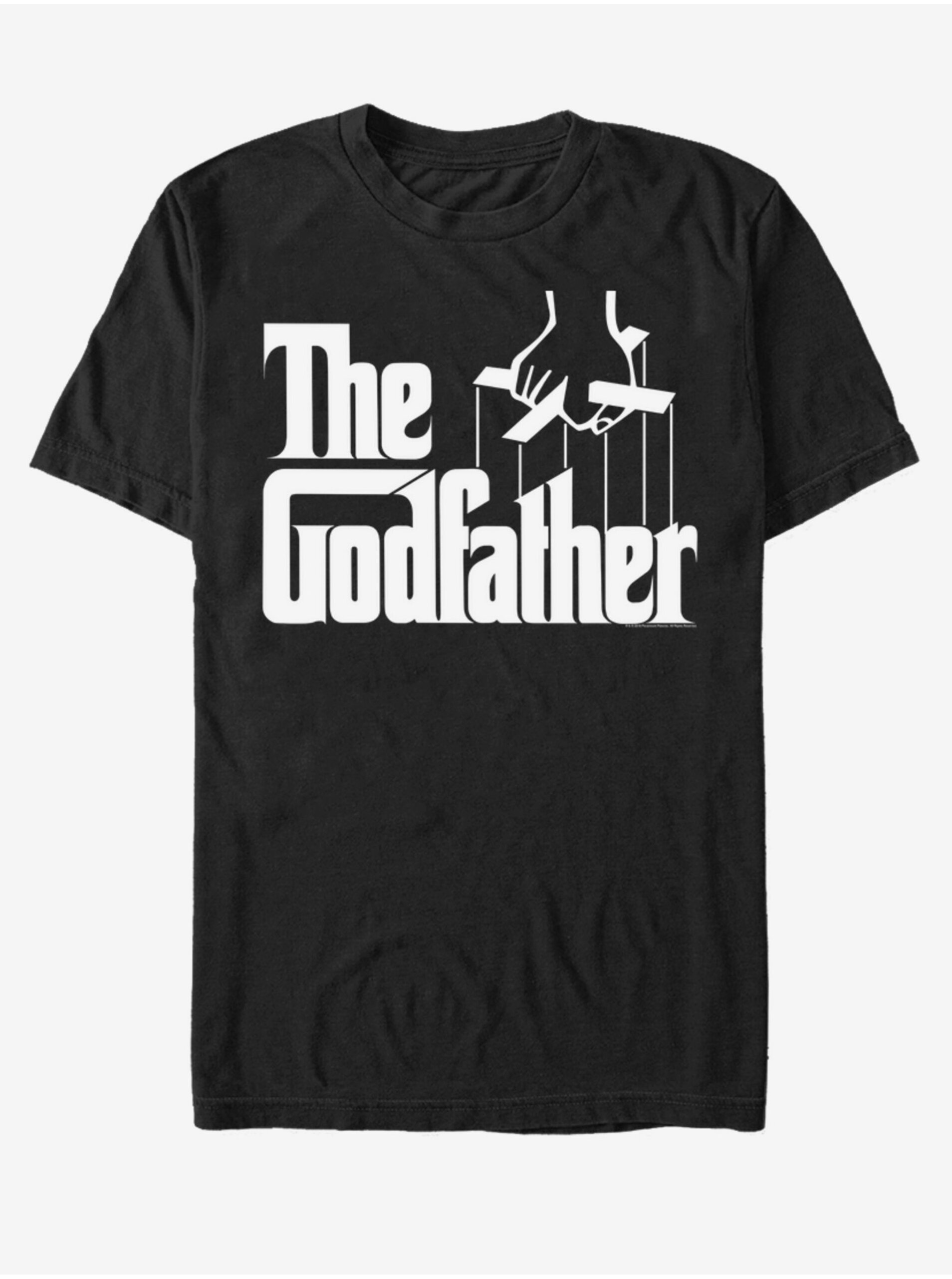 Levně Černé unisex tričko ZOOT.Fan Paramount Godfather Logo