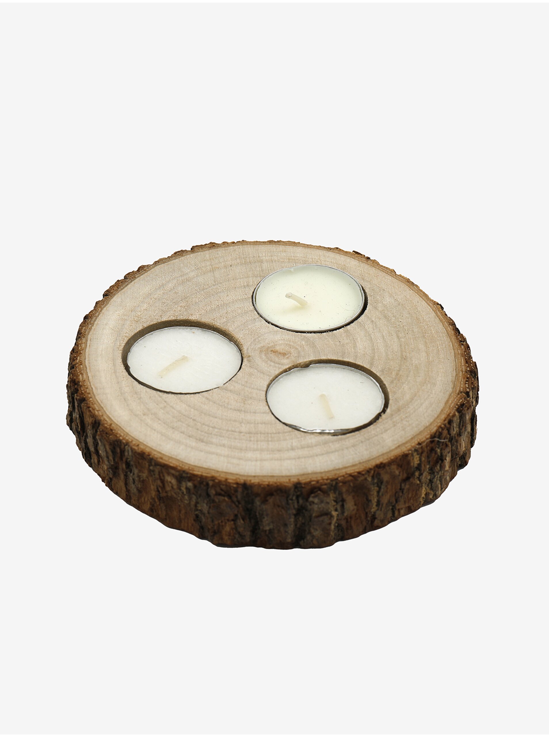 Levně Dřevěný svícen na čajové svíčky SIFCON