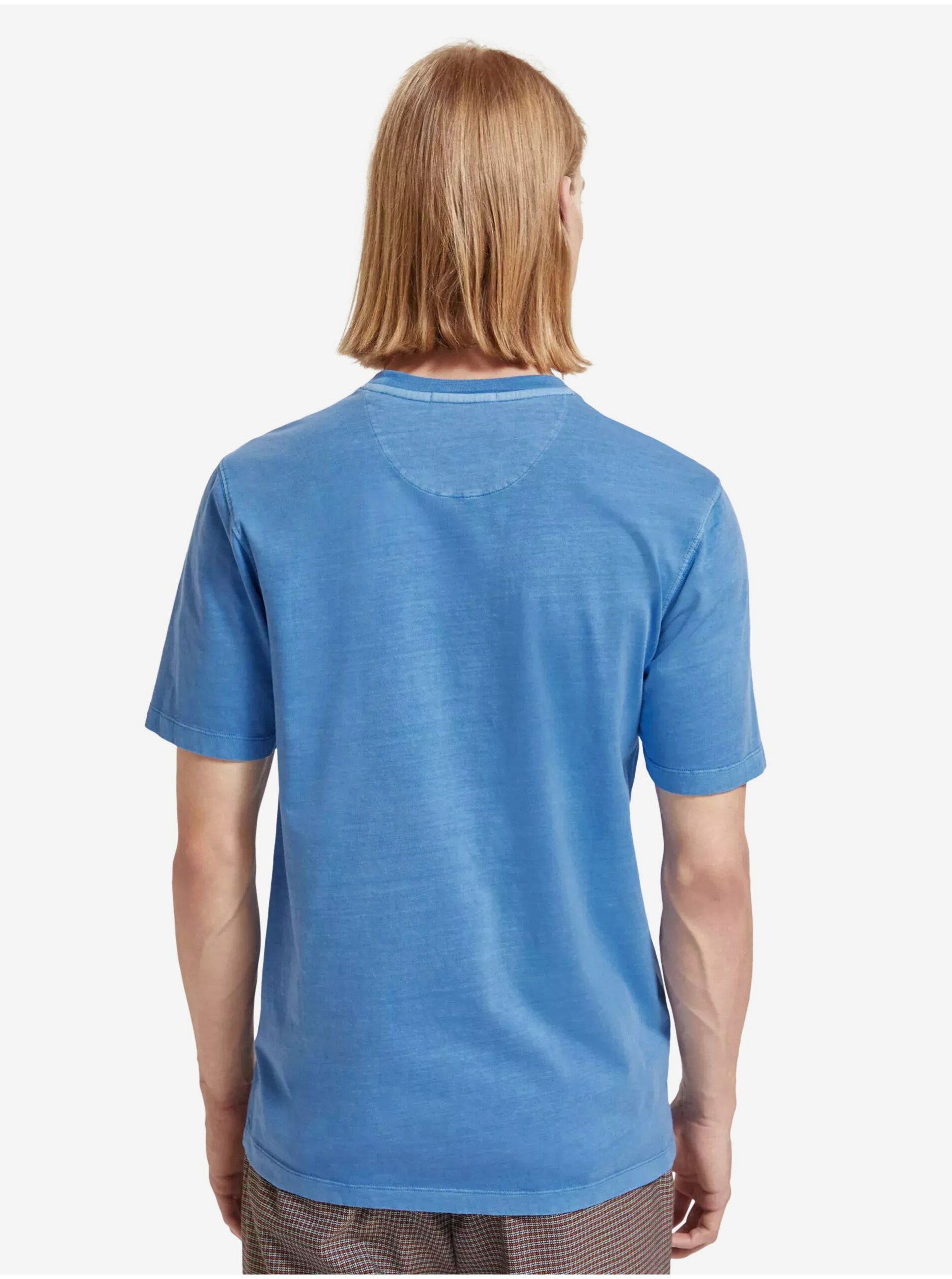 Modré pánské tričko Scotch & Soda