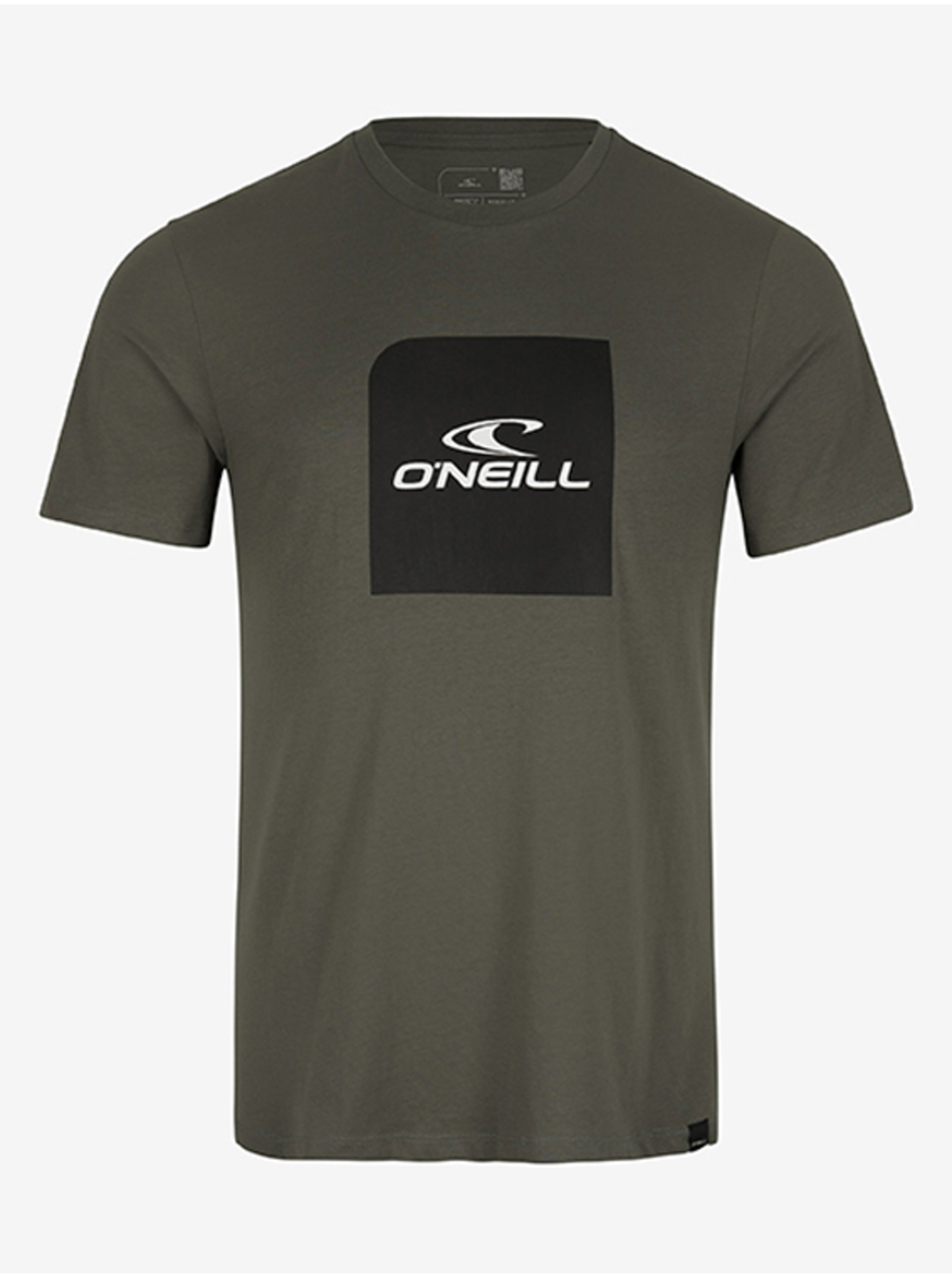 Levně Tmavě zelené pánské tričko O'Neill Cube