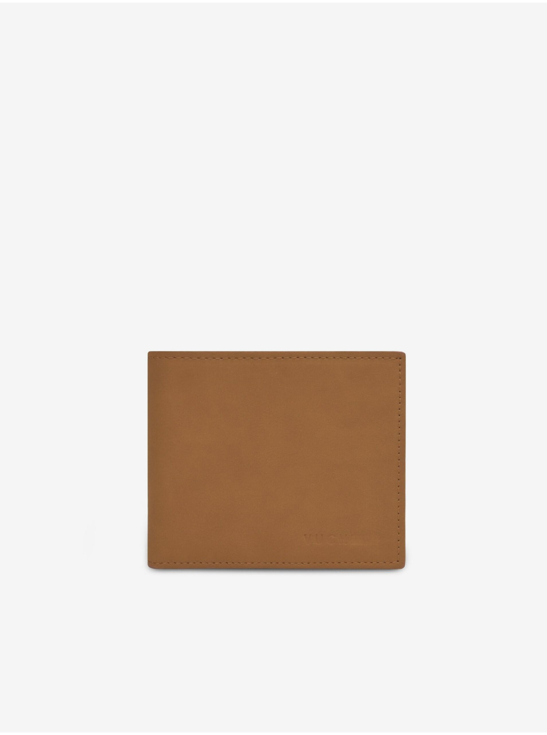 E-shop Hnedá pánska kožená peňaženka Vuch Merle Brown