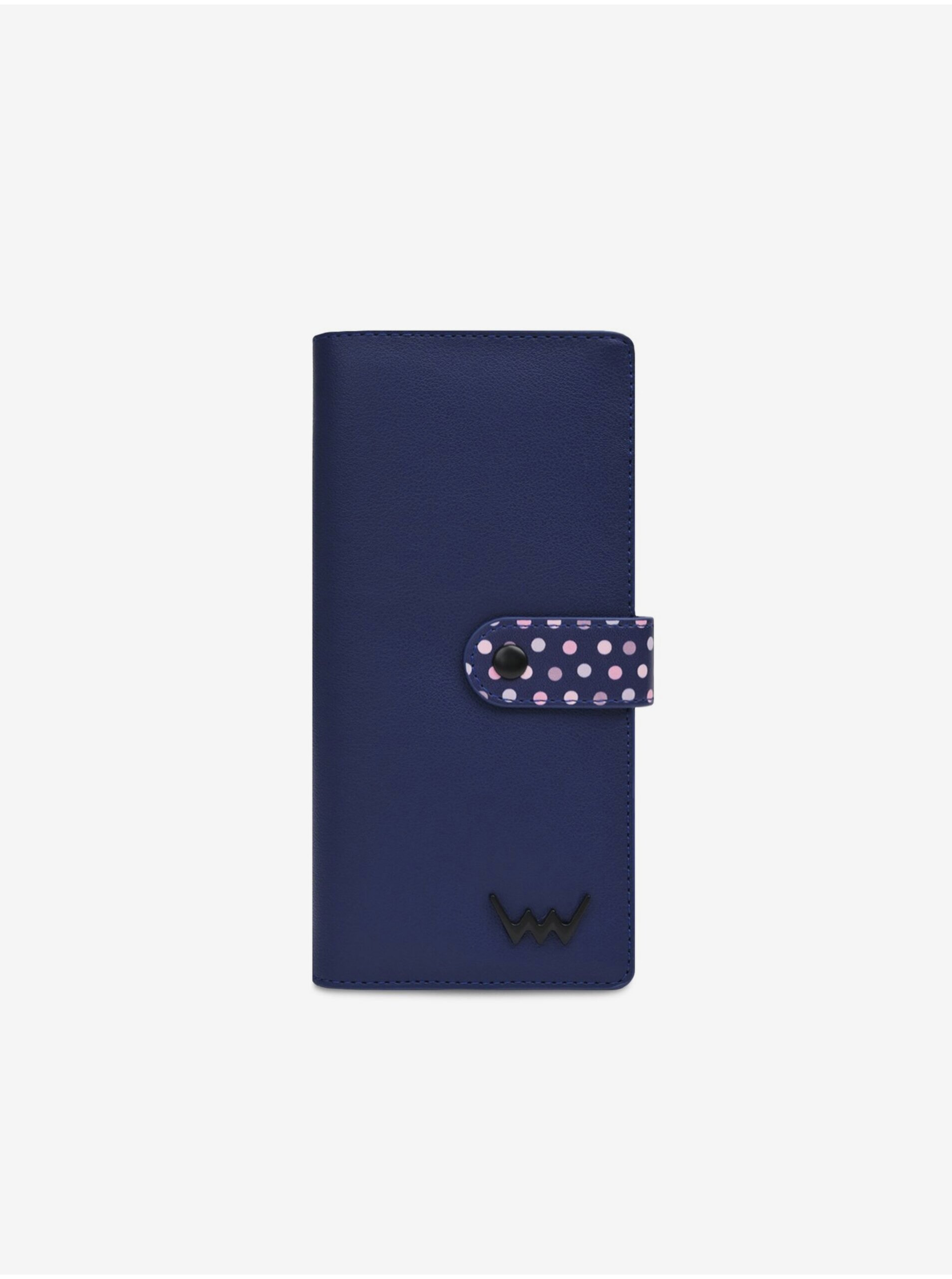 E-shop Tmavomodrá dámska peňaženka Vuch Hermione Dot Blue