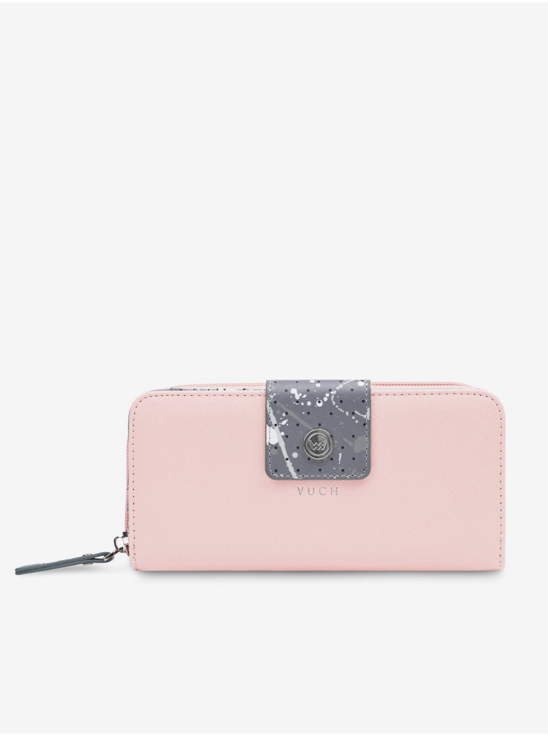 E-shop Ružová dámska peňaženka Vuch Fili Design Grey