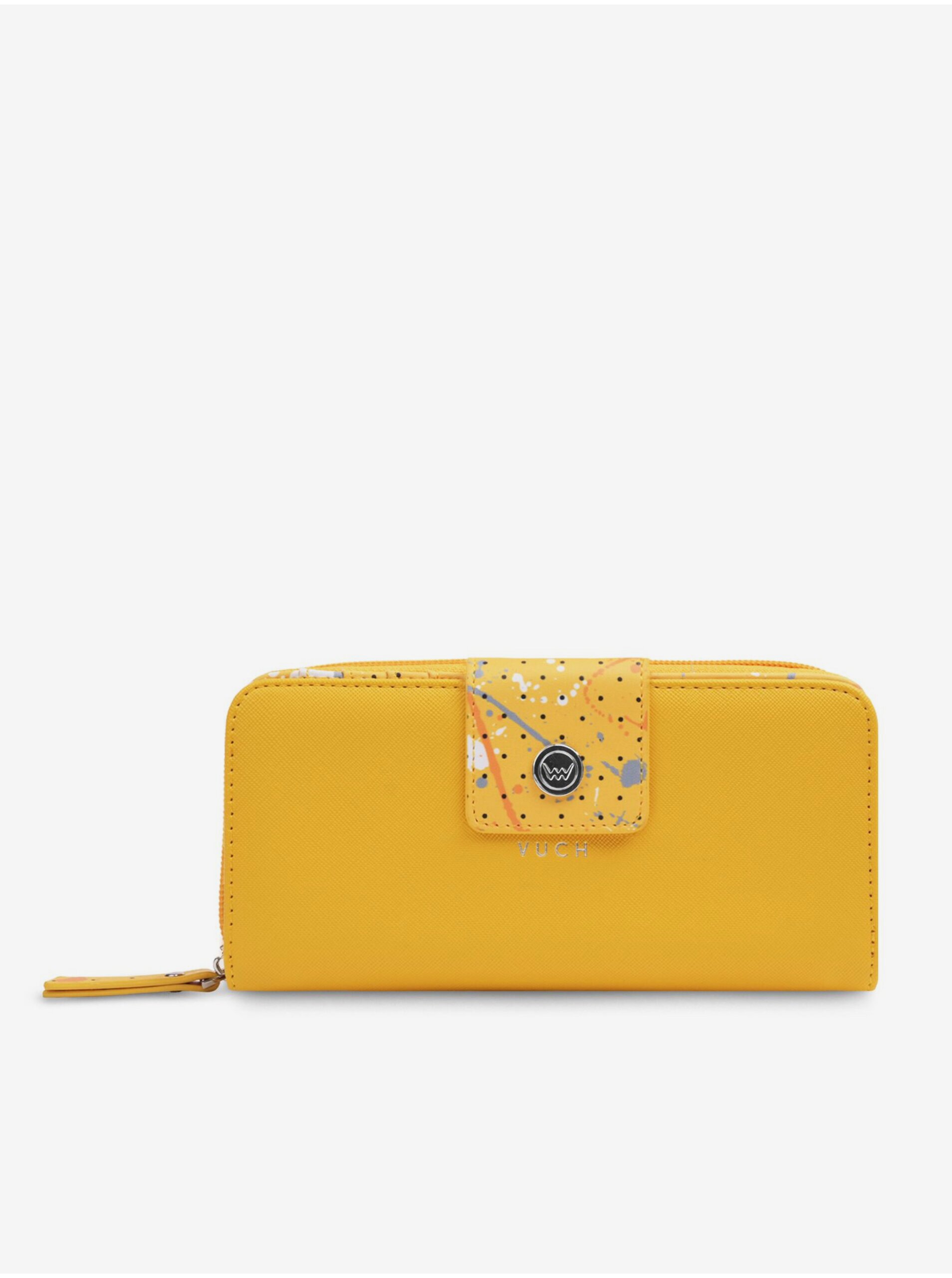 Levně Žlutá dámská peněženka Vuch Fili Design Yellow