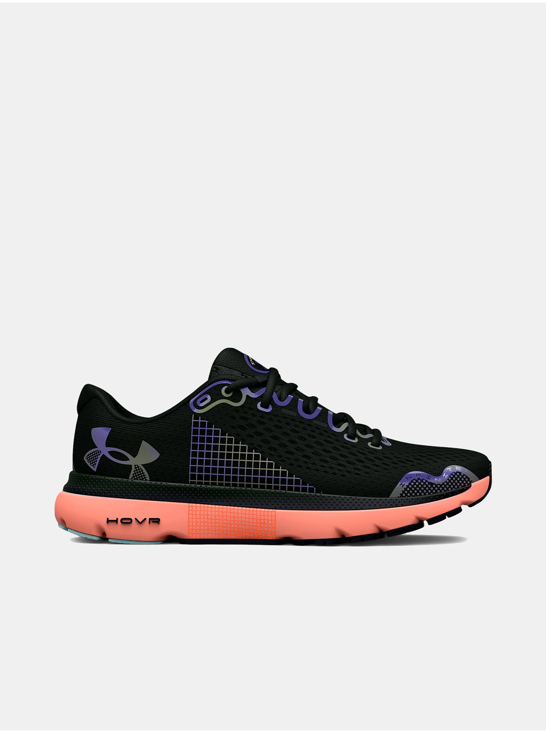 E-shop Oranžovo-černé dámské tenisky Under Armour UA W HOVR Infinite 4 DSD