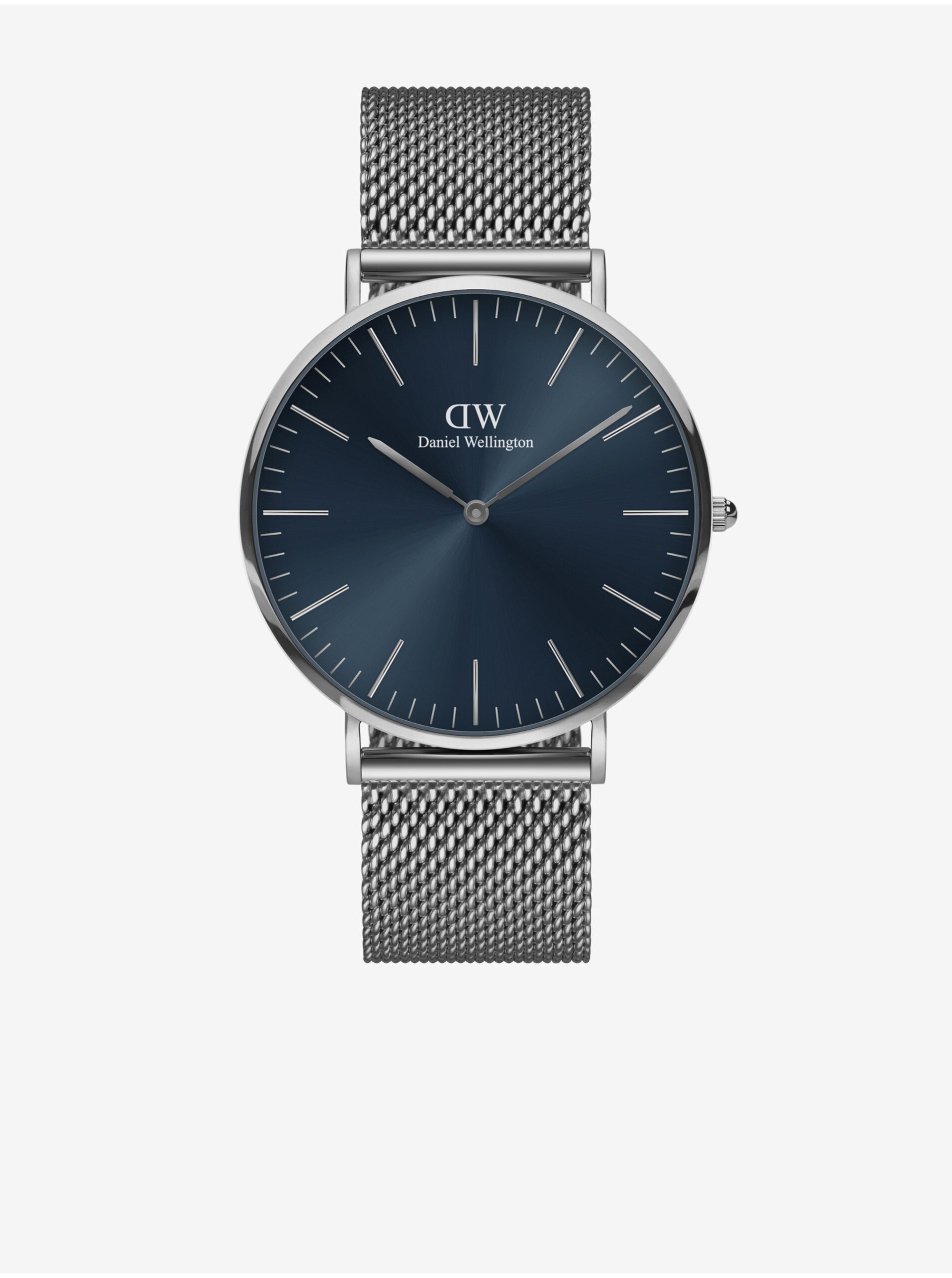 Levně Pánské hodinky v stříbrné barvě Daniel Wellington hodinky CLASSIC