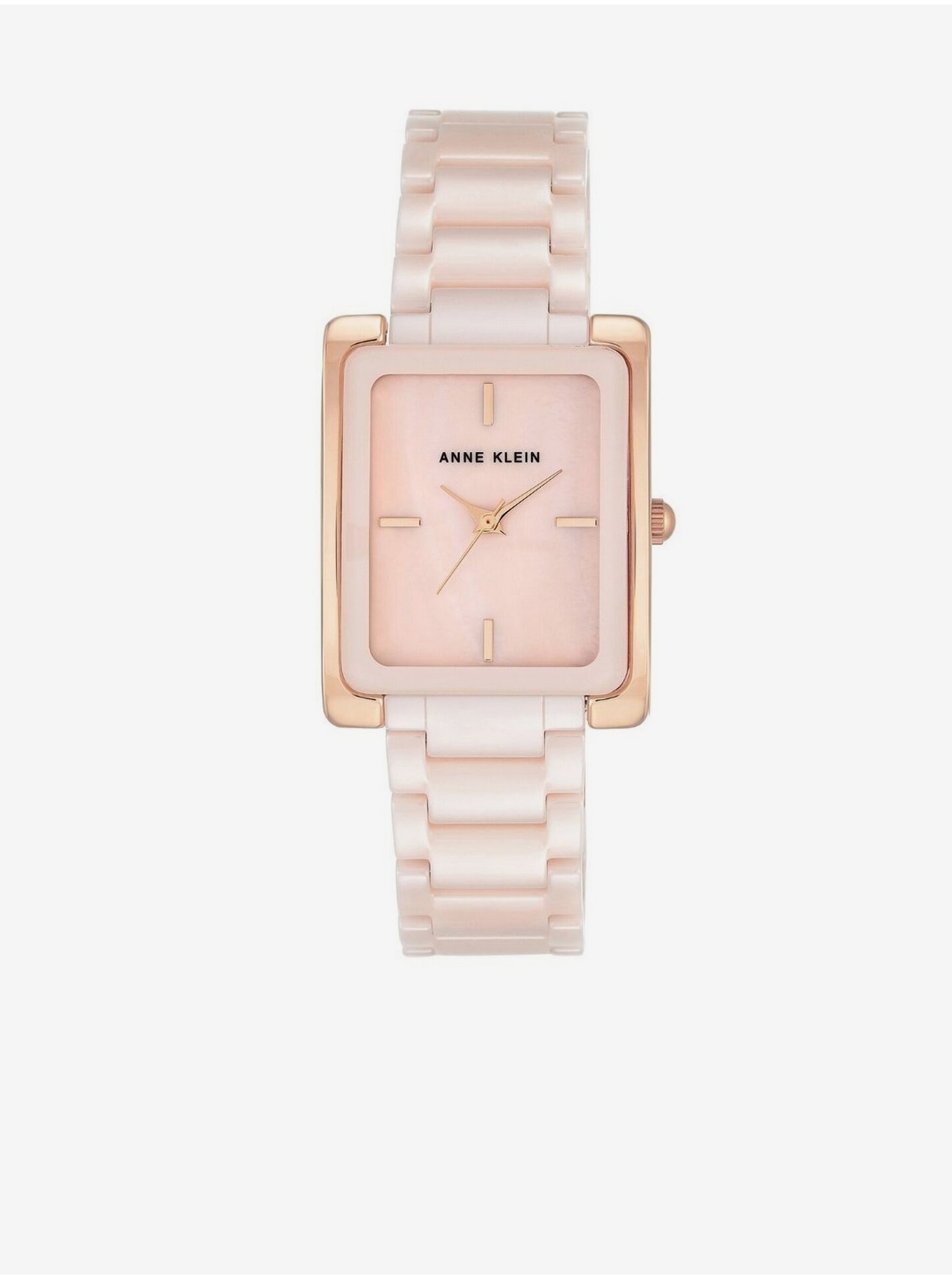Levně Světle růžové dámské hodinky Anne Klein