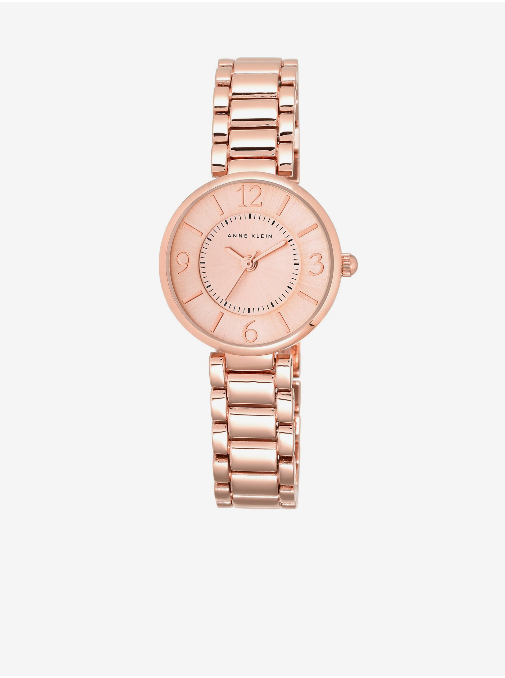 Levně Dámské hodinky v růžovozlaté barvě Anne Klein
