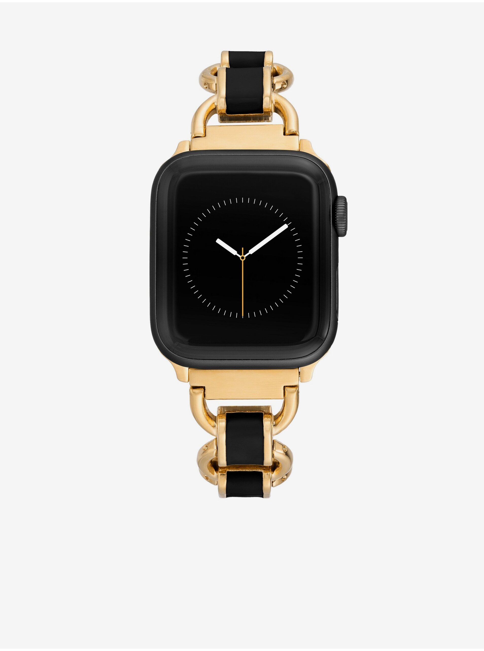 Levně Dámský řemínek pro Apple Watch 42/44/45/ultra 49mm ve zlaté barvě Anne Klein