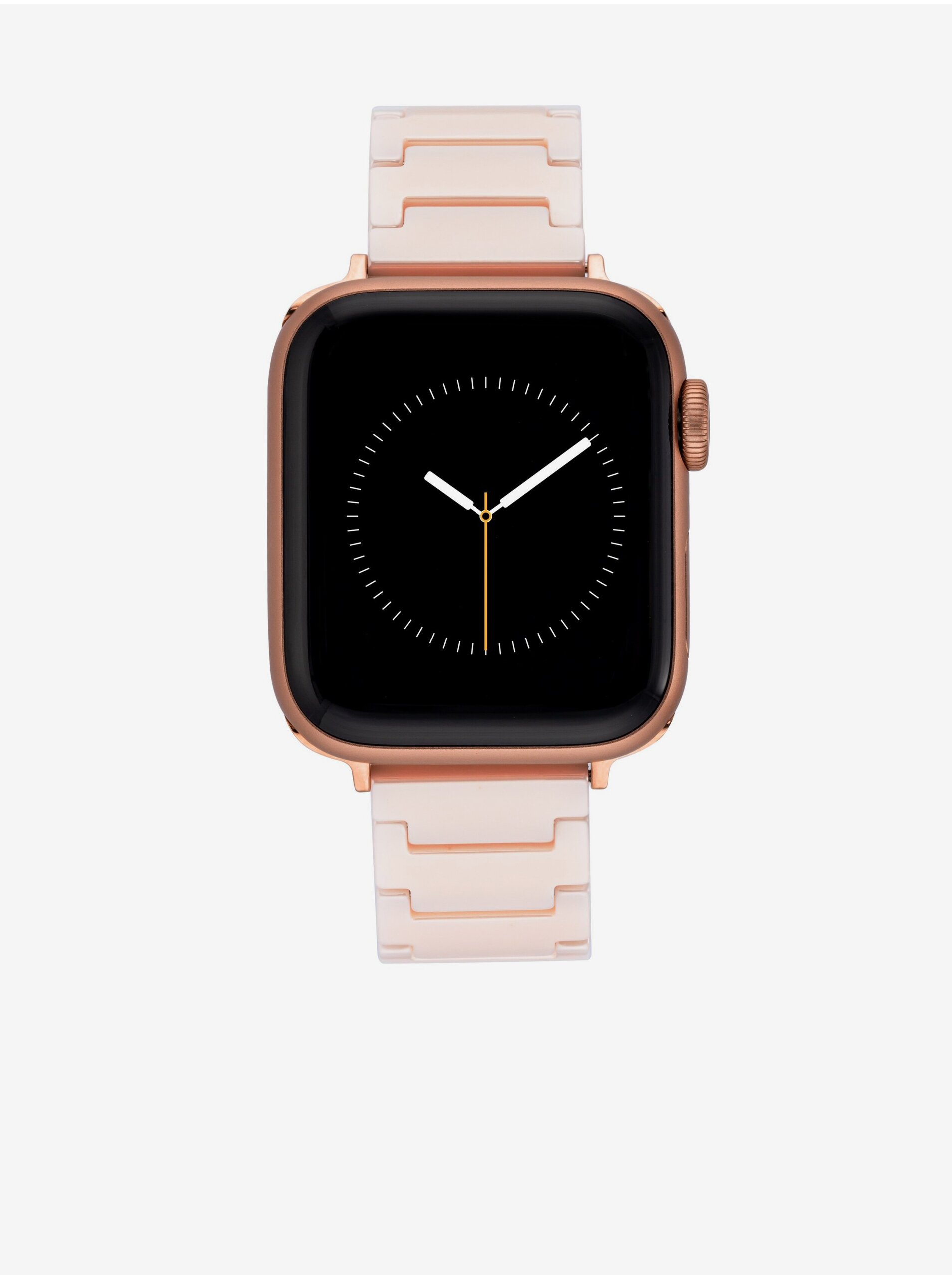 Levně Světle růžový řemínek pro hodinky Apple Watch Anne Klein