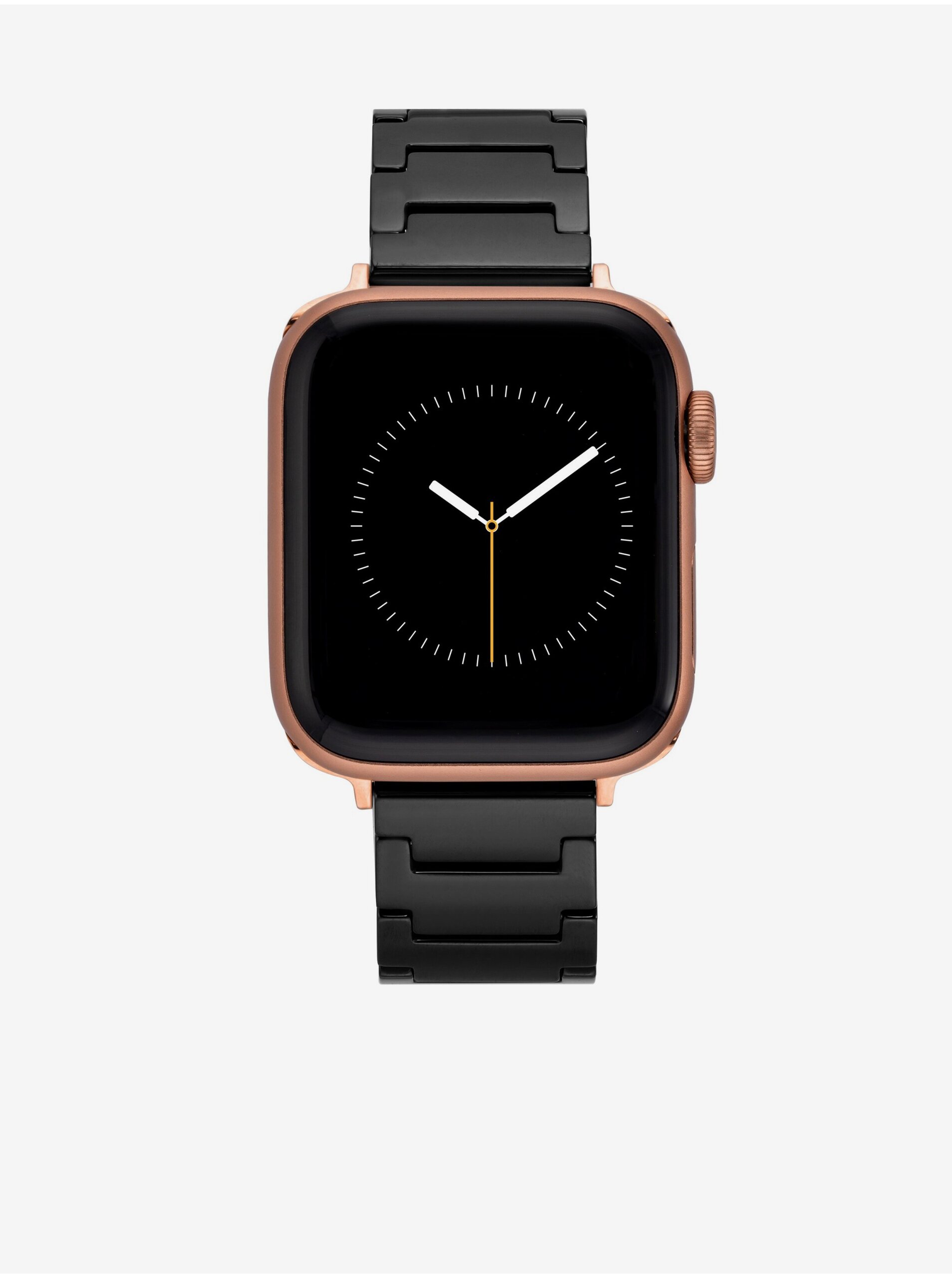 Levně Černý řemínek pro hodinky Apple Watch Anne Klein