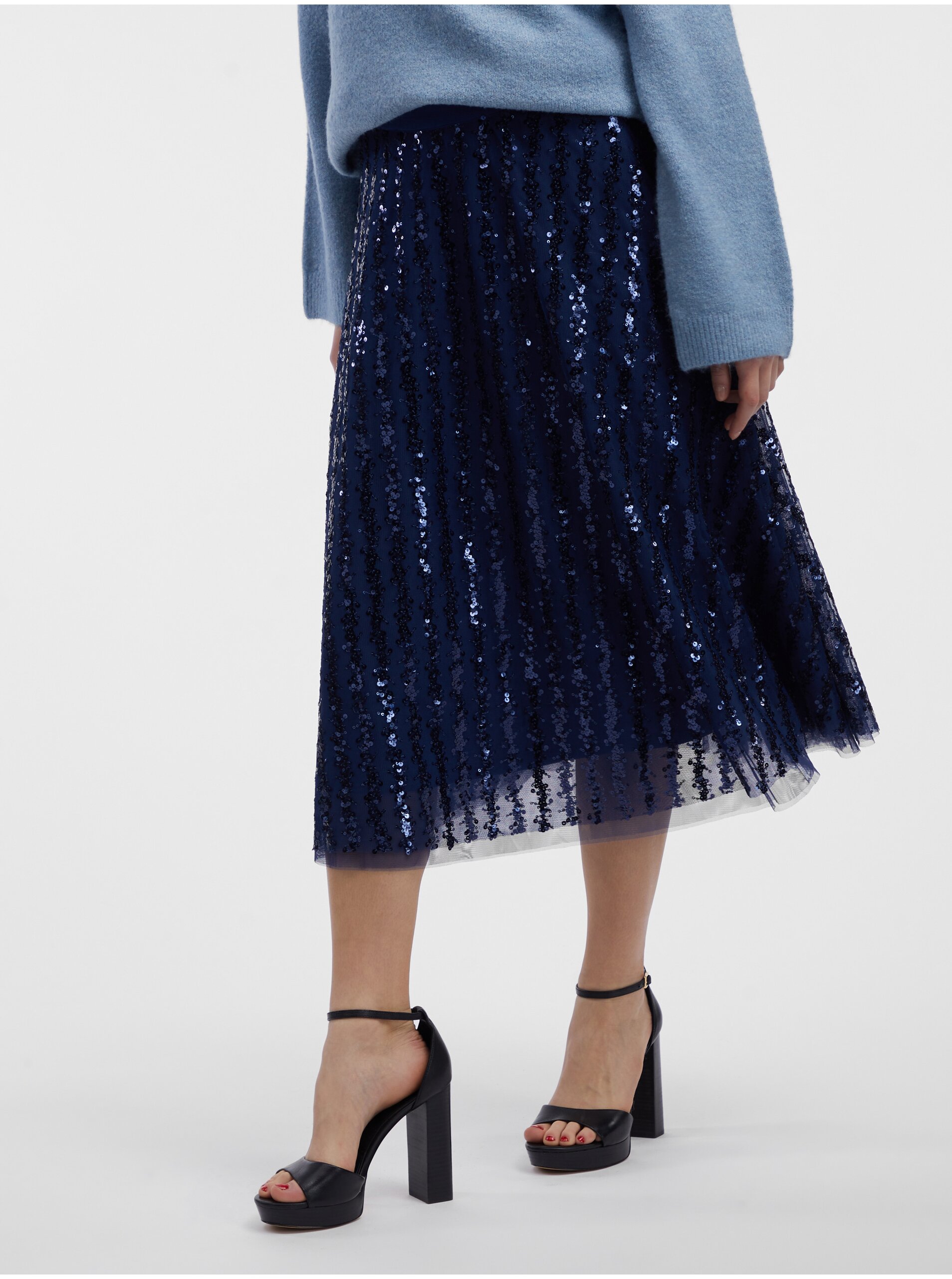 E-shop Modrá dámská sukně ORSAY