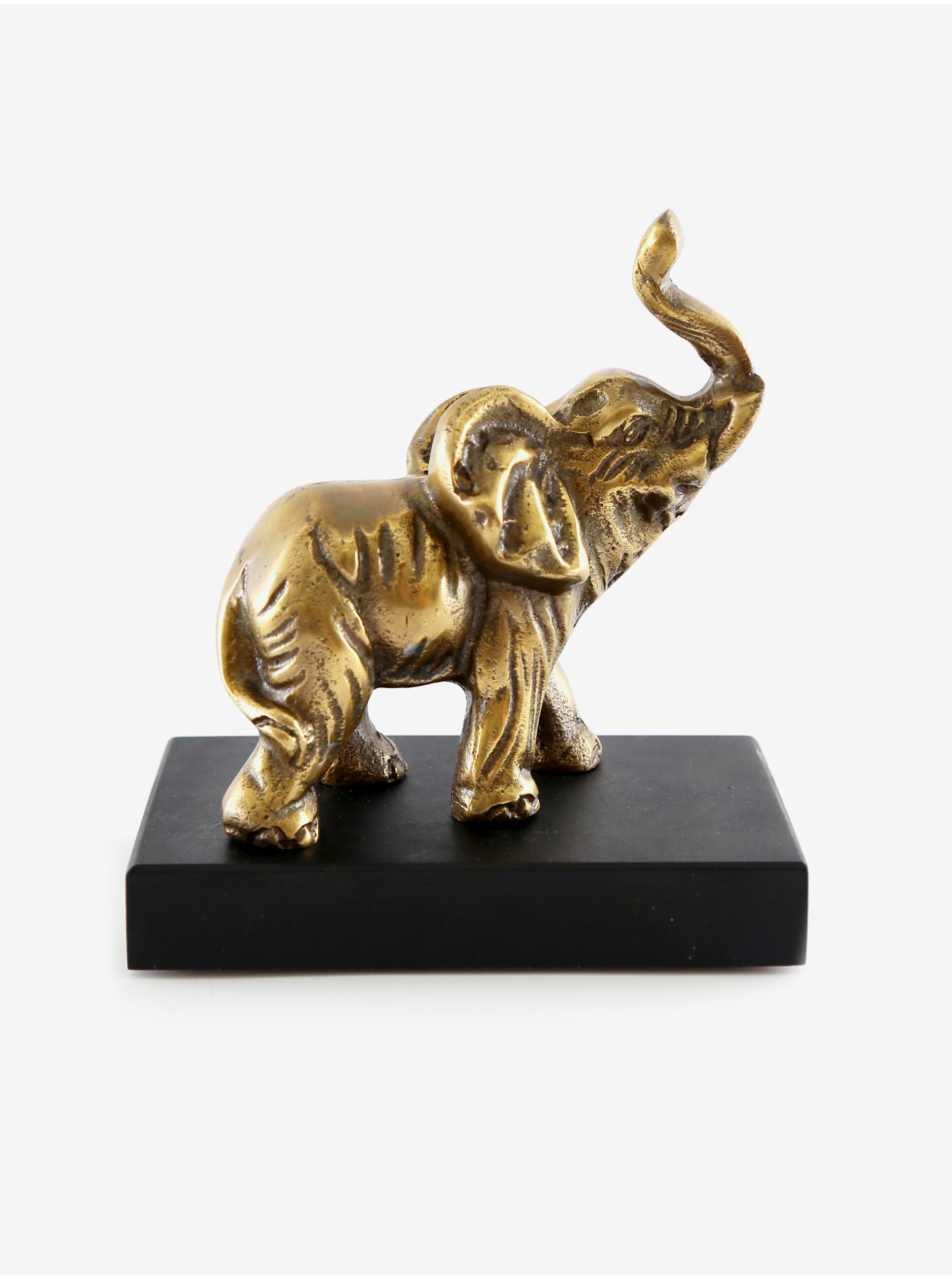 Levně Dekorativní soška v mosazné barvě SIFCON Elephant
