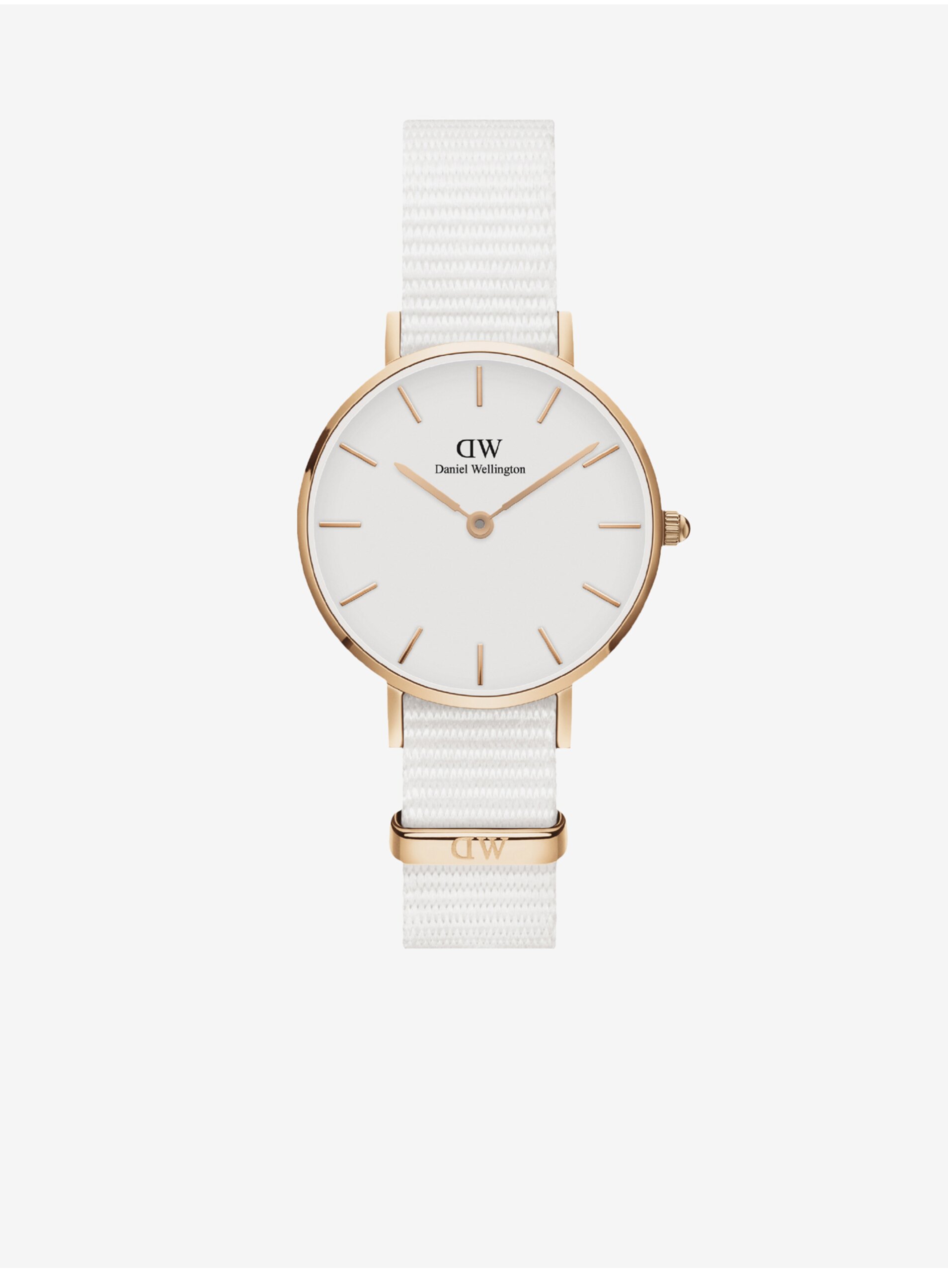 Levně Bílé dámské hodinky Daniel Wellington Petite