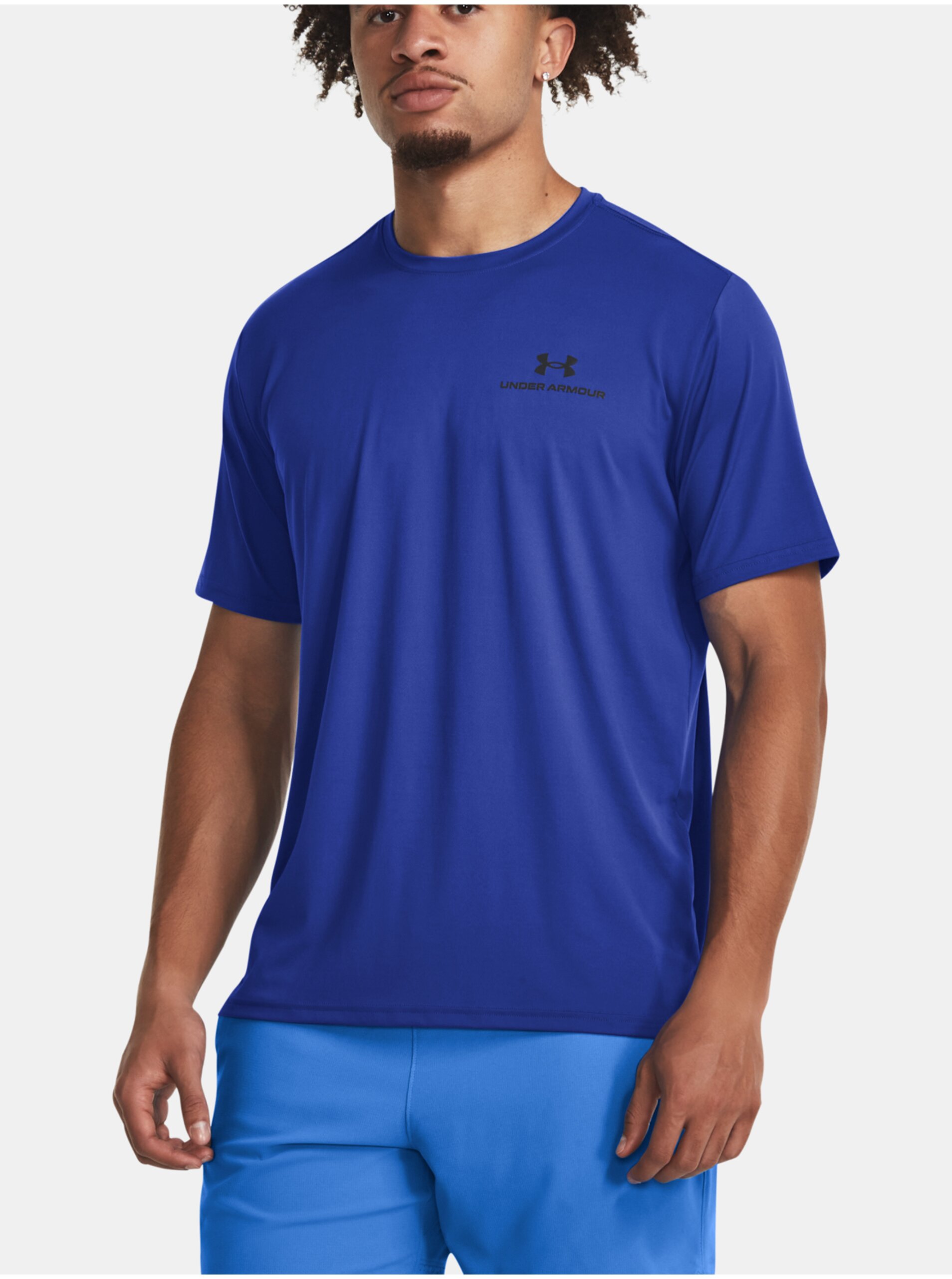 Levně Modré sportovní tričko Under Armour UA Rush Energy SS